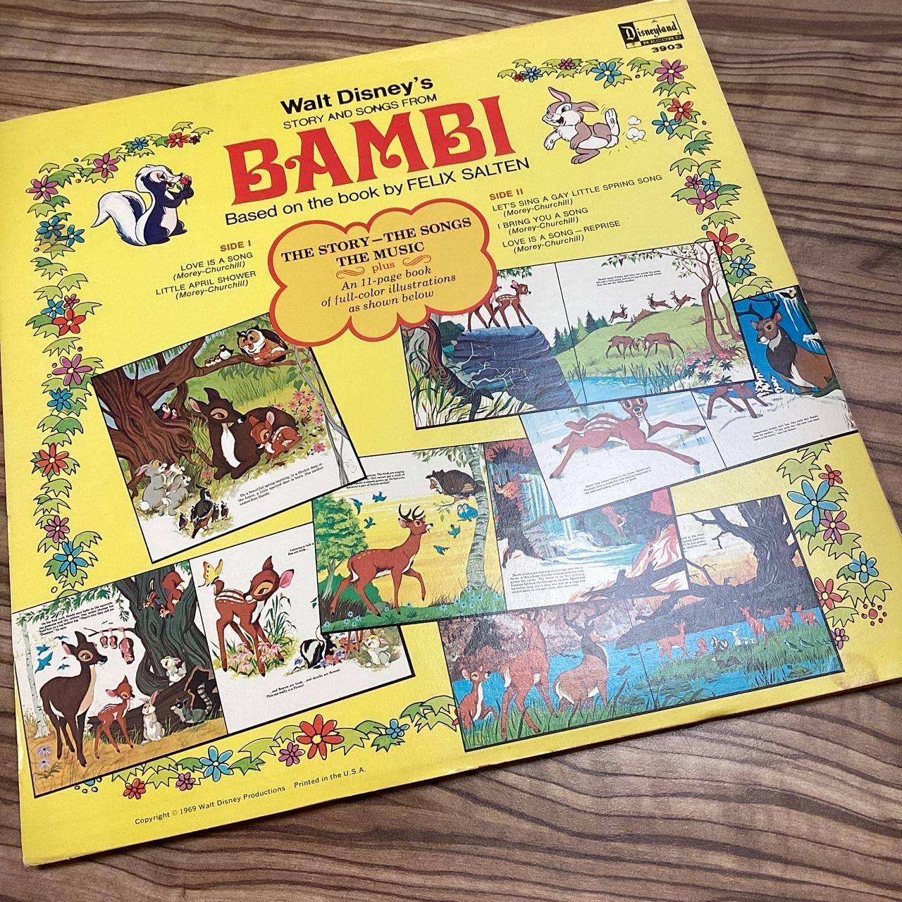 WALT DISNEY’S BAMBI Vintage Vinyl 12 Inch LP With... - Depop