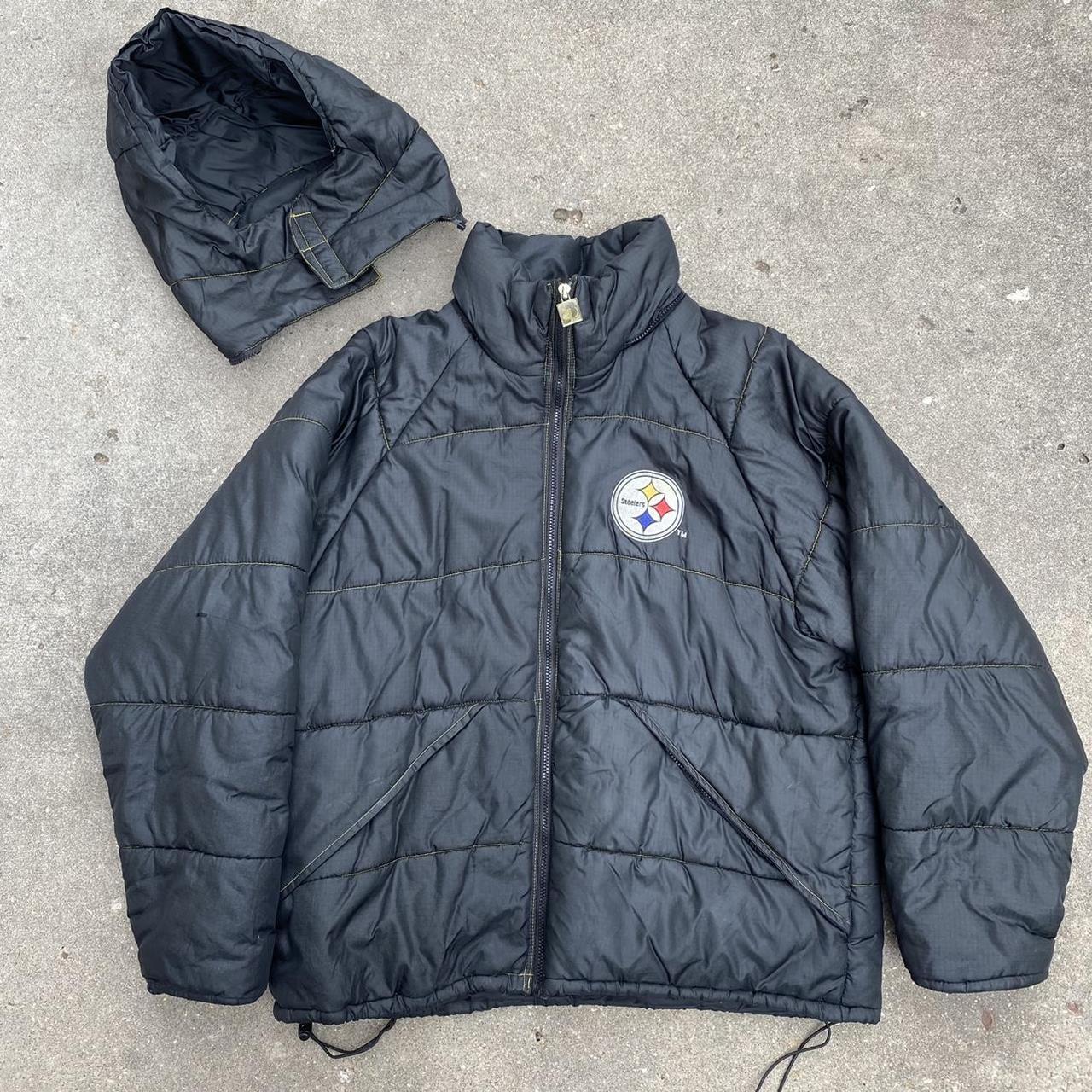 90s Vintage Pittsburgh Steelers Windbreaker - Depop