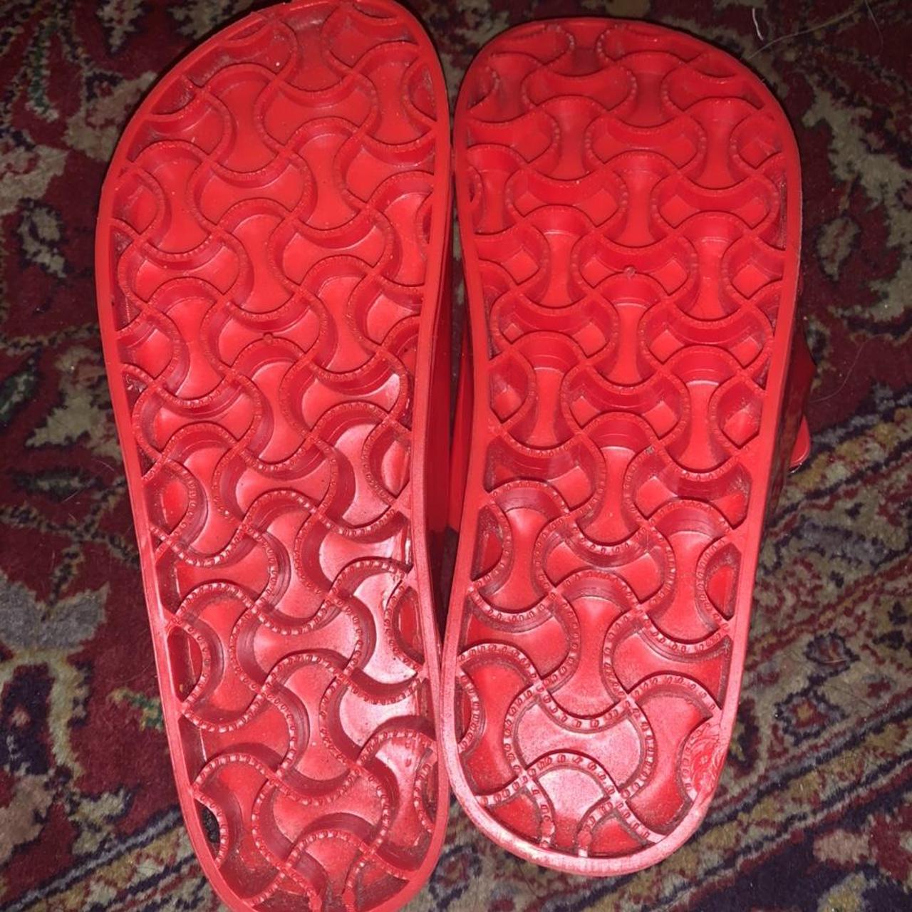 vintage cherry red leather Dr. Scholl's excercise sandals 8 | Dr scholls  sandals, Leather, Quality sunglasses