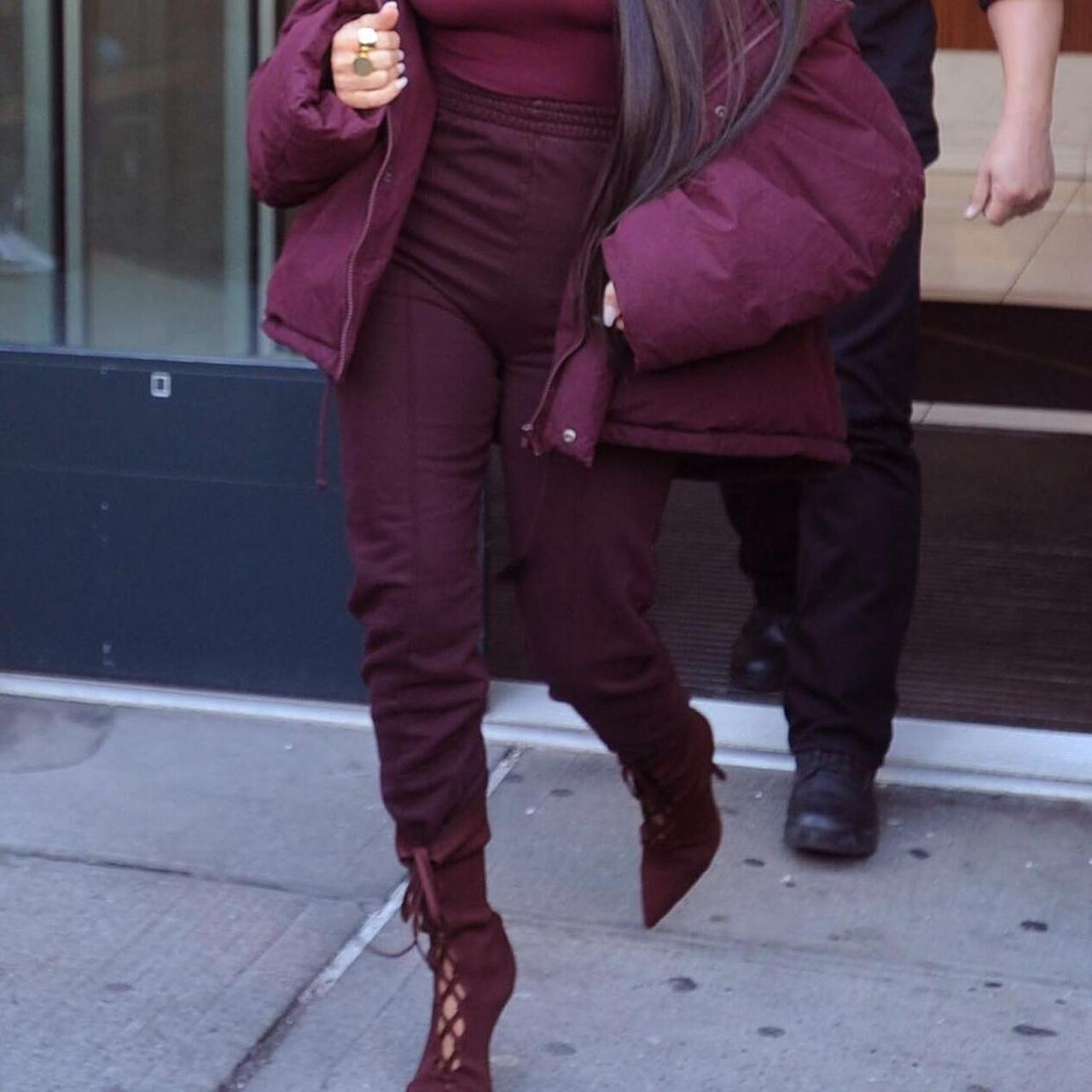 Yeezy Season 5 Maroon Sweatpants Size S They don t