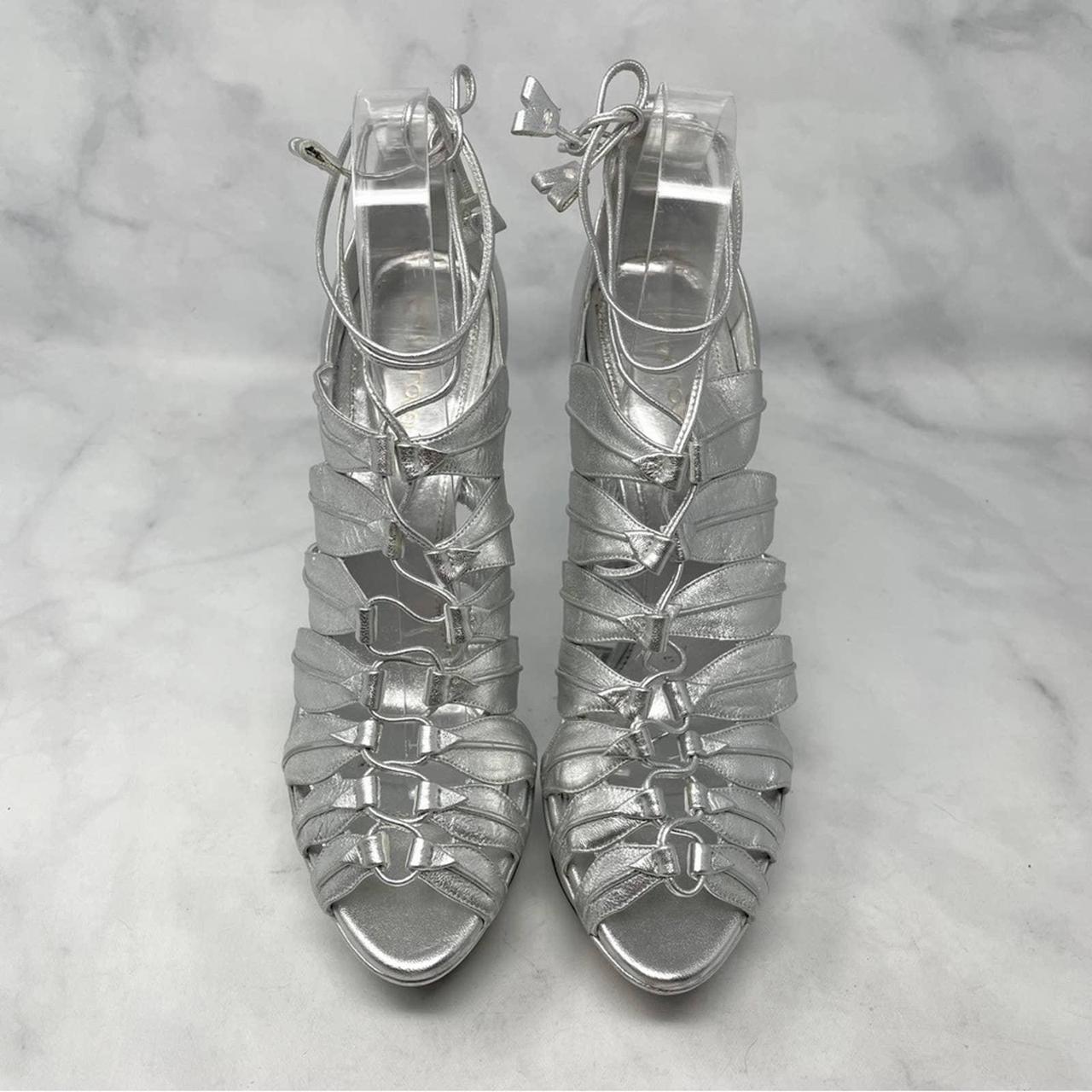 Sergio Rossi Women's Silver Sandals (2)