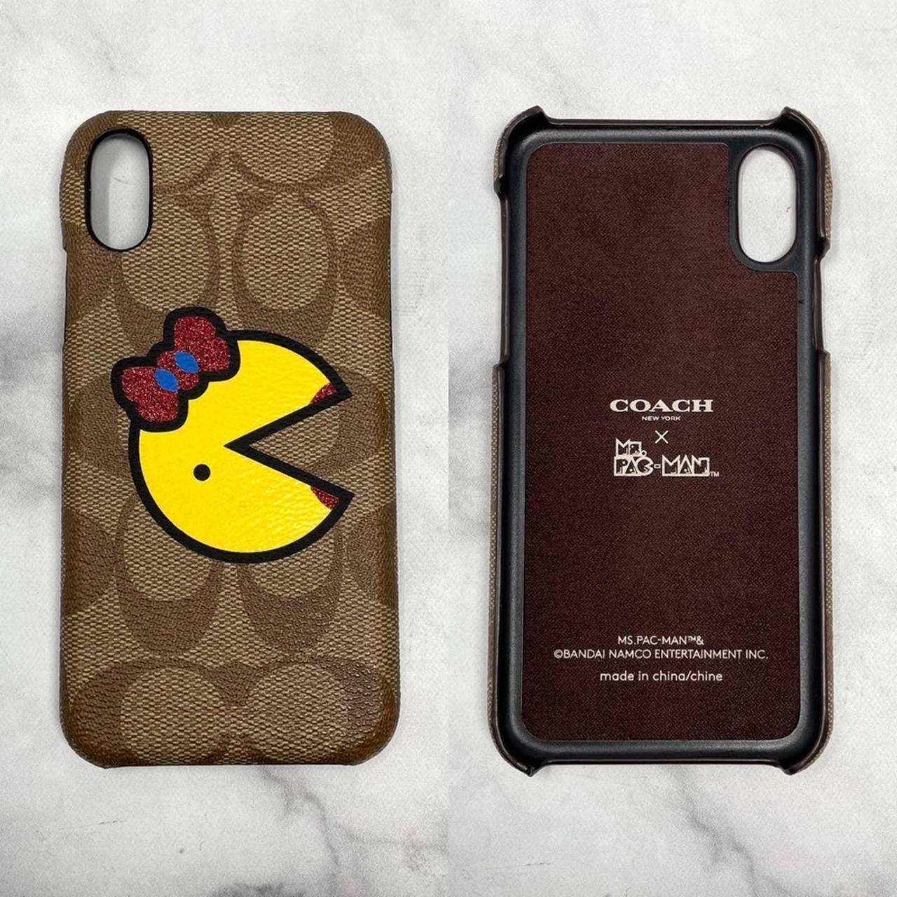 NEW Coach x Ms. Pac Man Genuine Leather Apple iPhone Depop