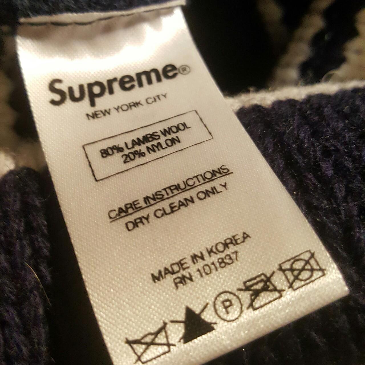 Supreme meandros ragg wool beanie. One size brand...