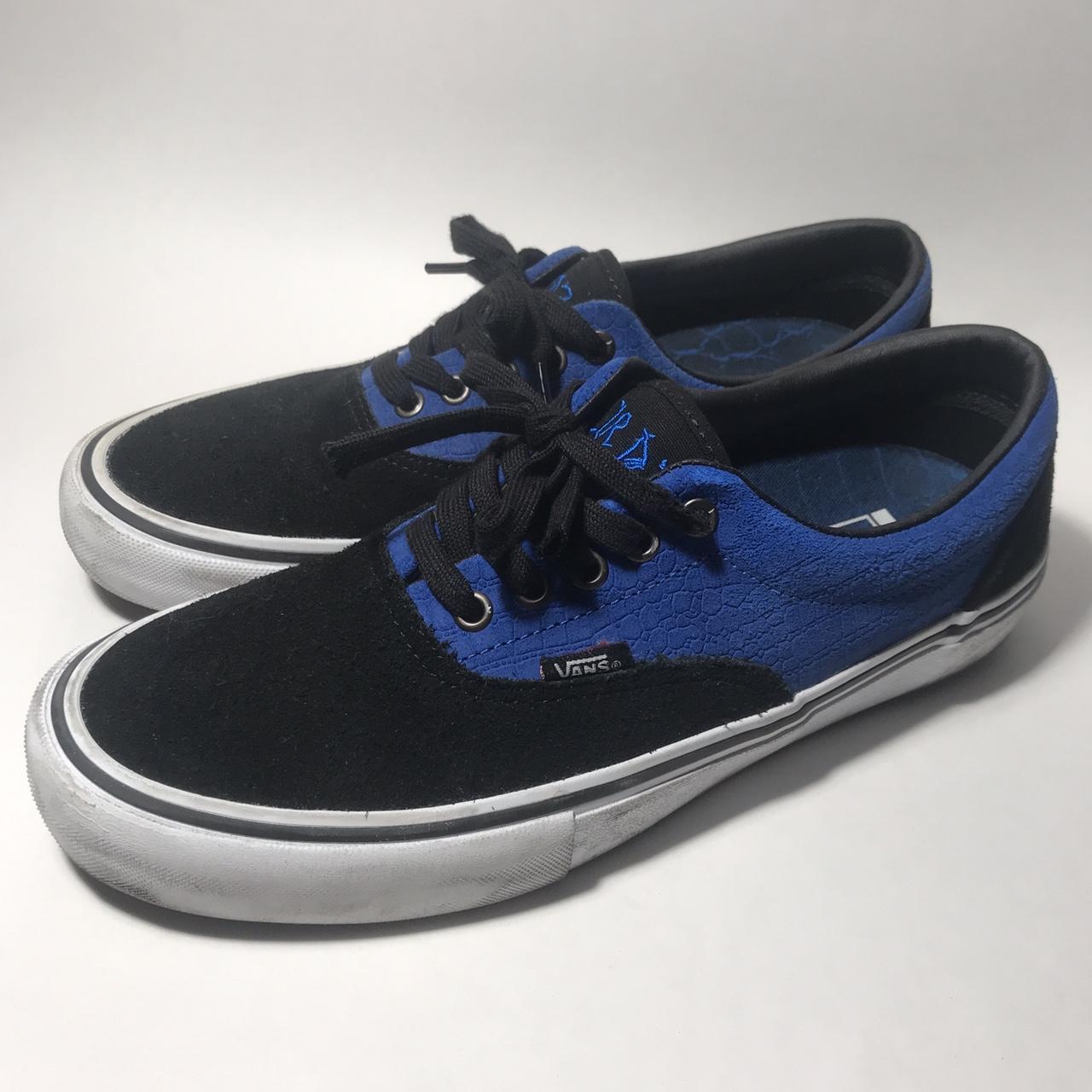 Vans rowan era pro blue black skate shoes Mens... - Depop