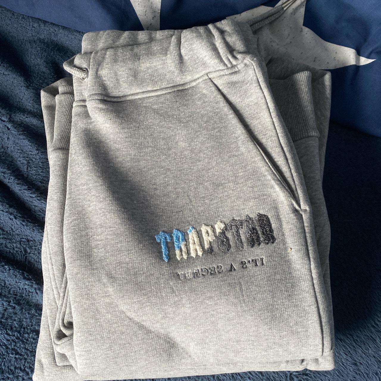 Trapstar hot sale grey tracksuit