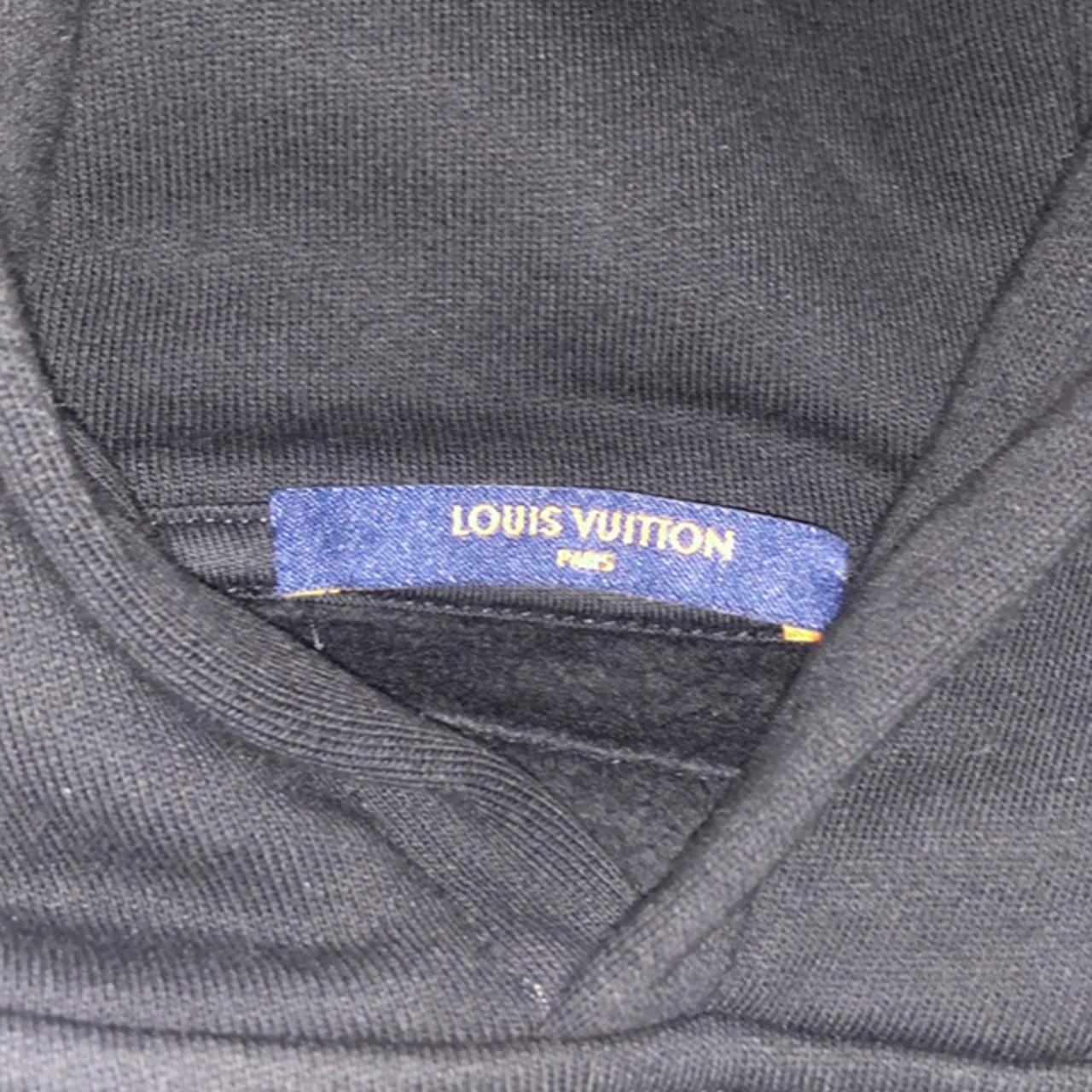 Louis Vuitton LV Planes Printed Black Hoodie