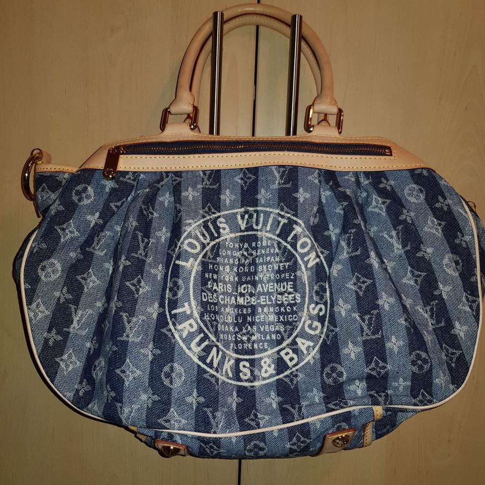 Louis Vuitton denim bag - Depop