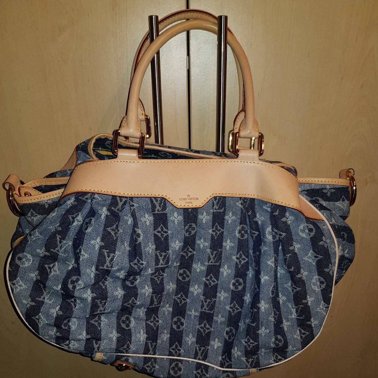 Authentic LV Jean bag the area with code ripped see - Depop