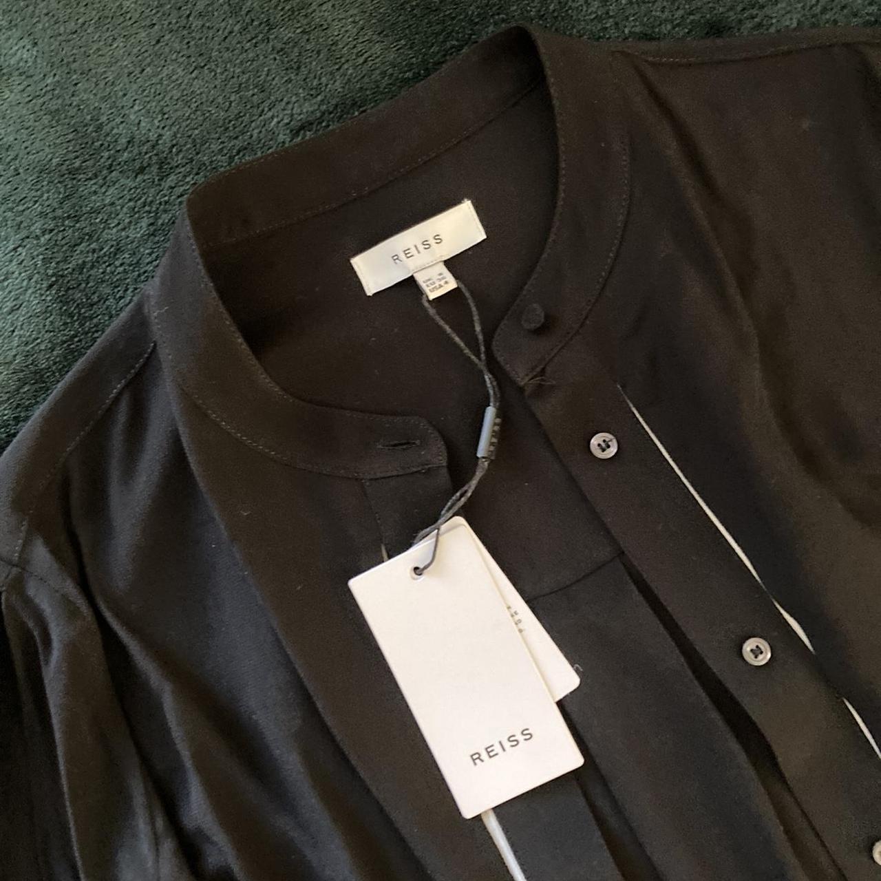 reiss black shirt dress