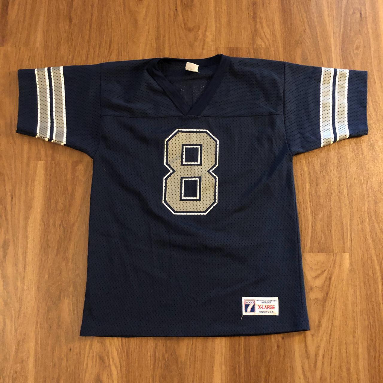 Vintage Reebok Dallas Cowboys Troy Aikman Jersey - Depop