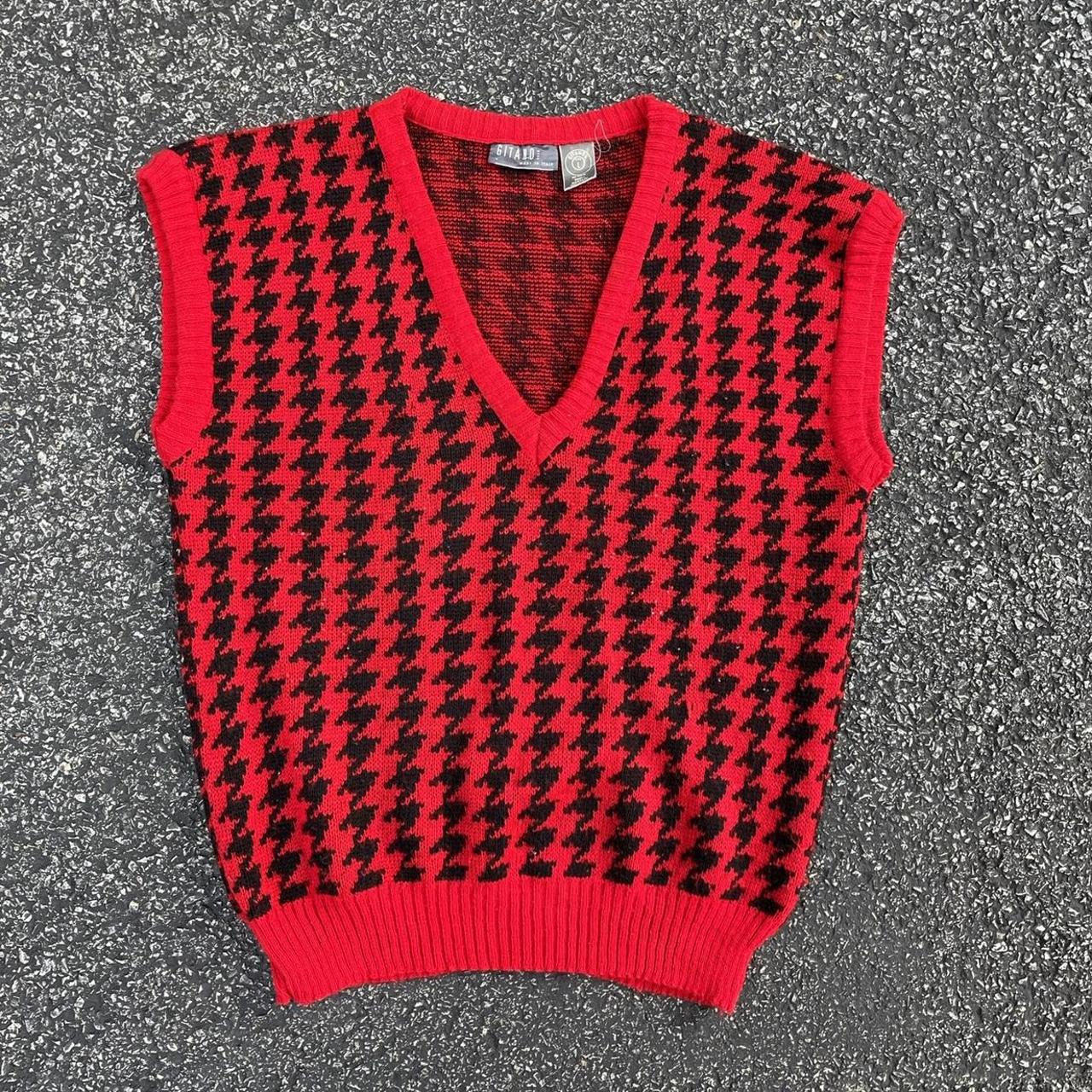 Product Image 1 - Vintage 90s red patterned sweater