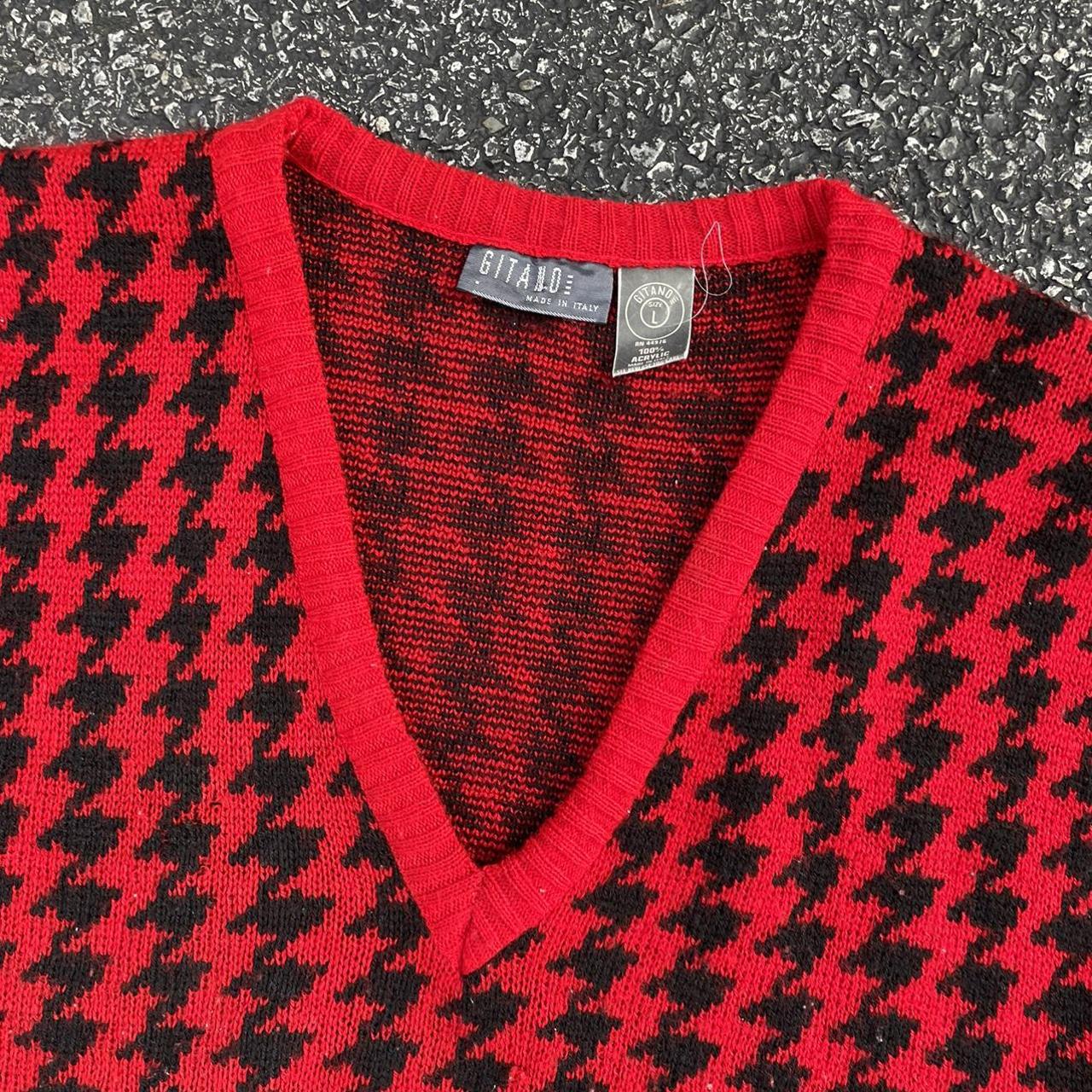 Product Image 3 - Vintage 90s red patterned sweater