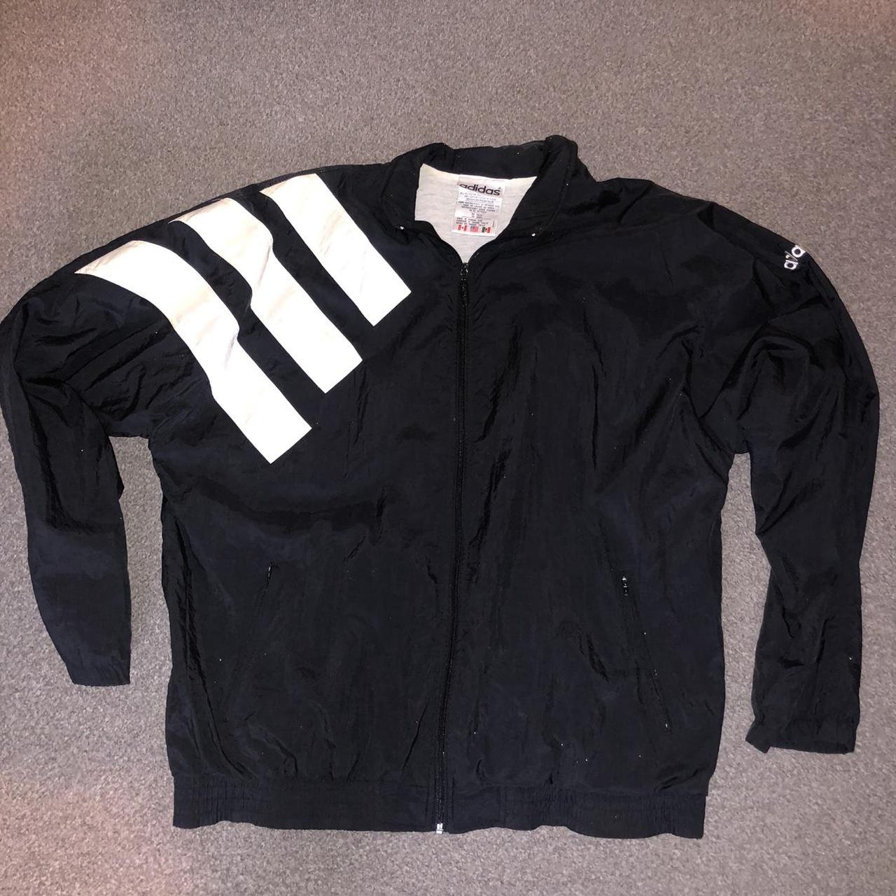 Adidas Men's Black and White Suit | Depop