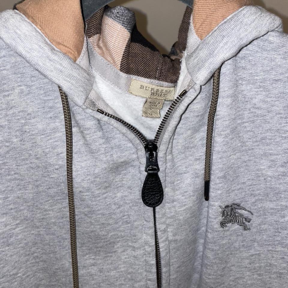 Authentic Burberry store Brit gray hoodie