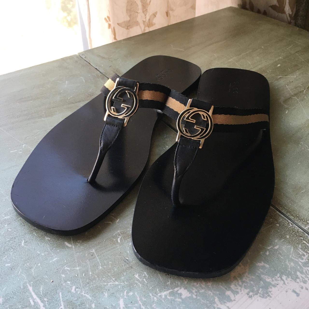 Gucci gg thong on sale sandal