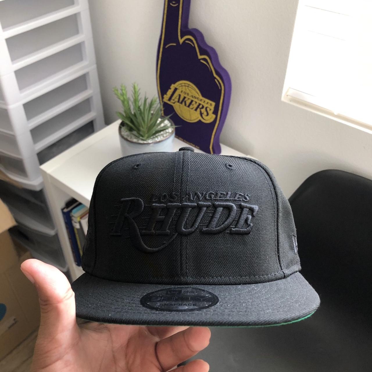 rhude lakers hat