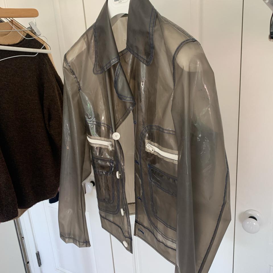 Maison Margiela Transparent Jacket + Hangar Worn... - Depop