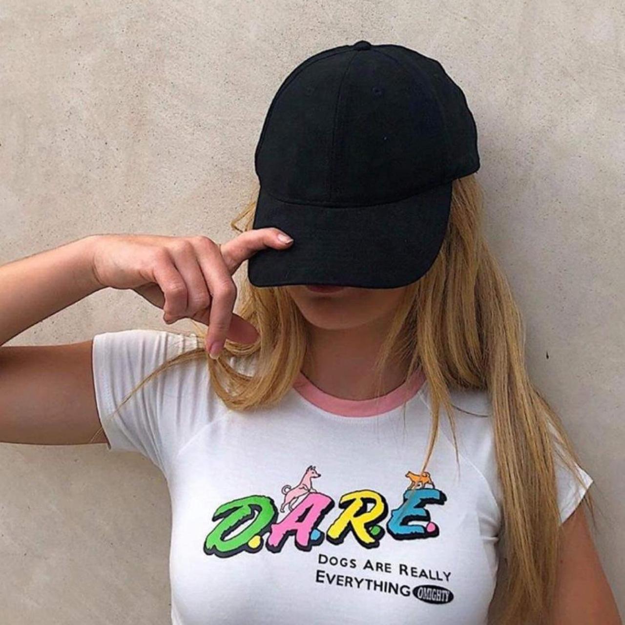 Cropped Omighty baby tee. Super soft and stretchy.... Depop