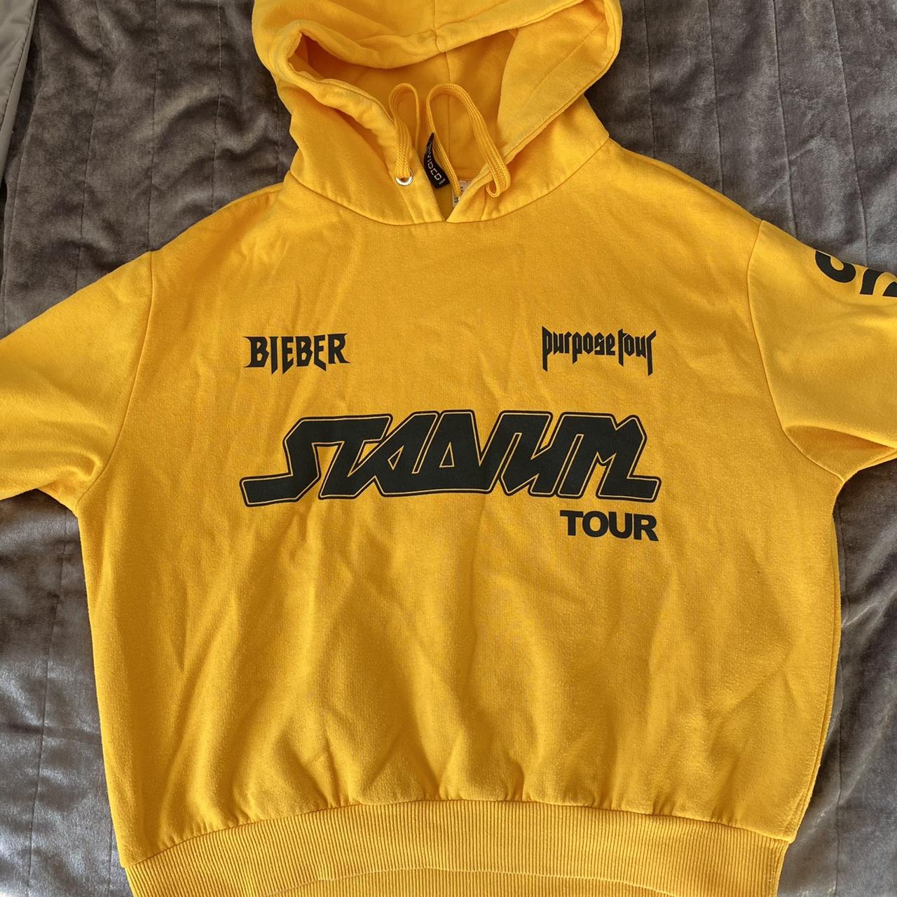 Justin bieber yellow hoodie h&m on sale