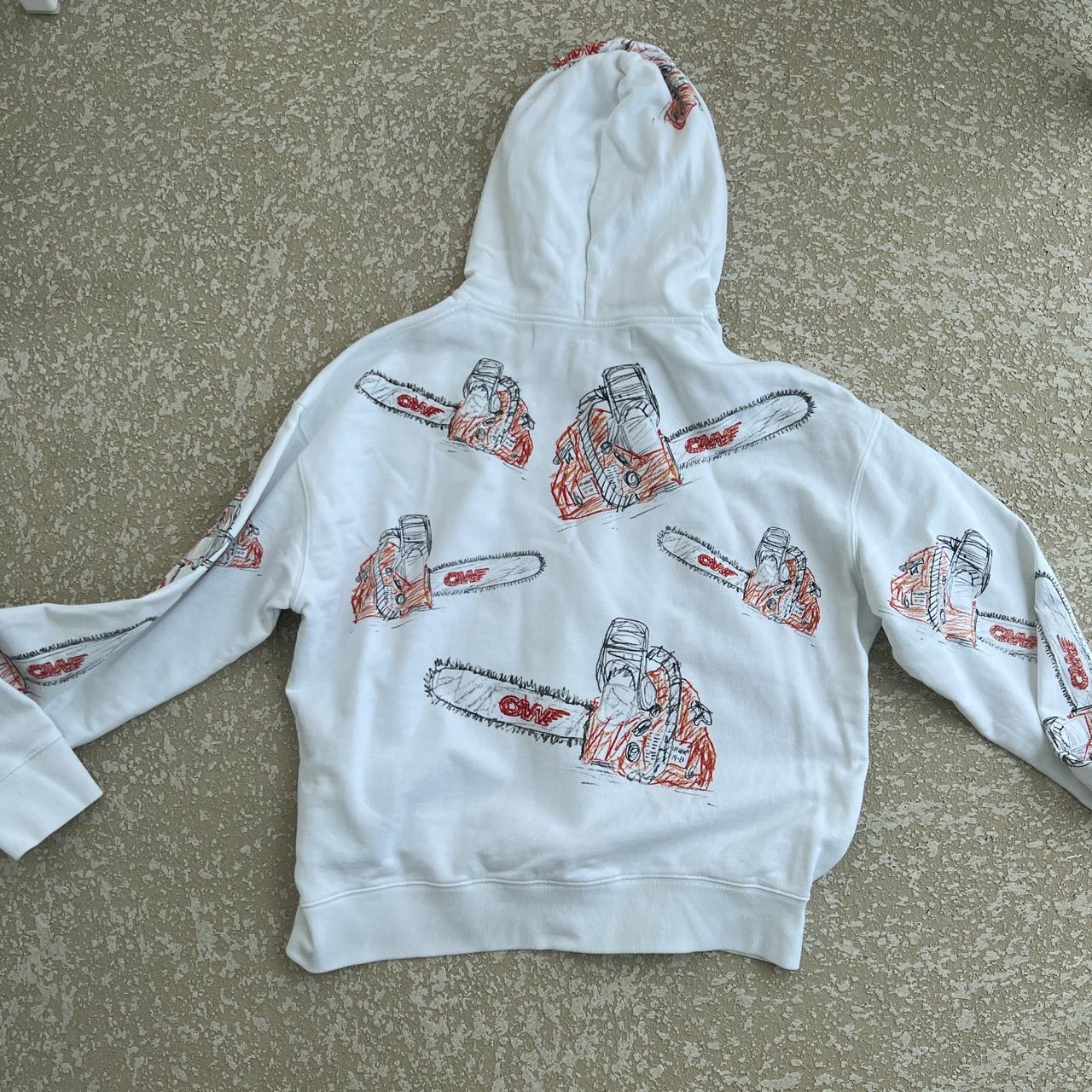 Message b4 buying Off White Chainsaw Hoodie Size Depop