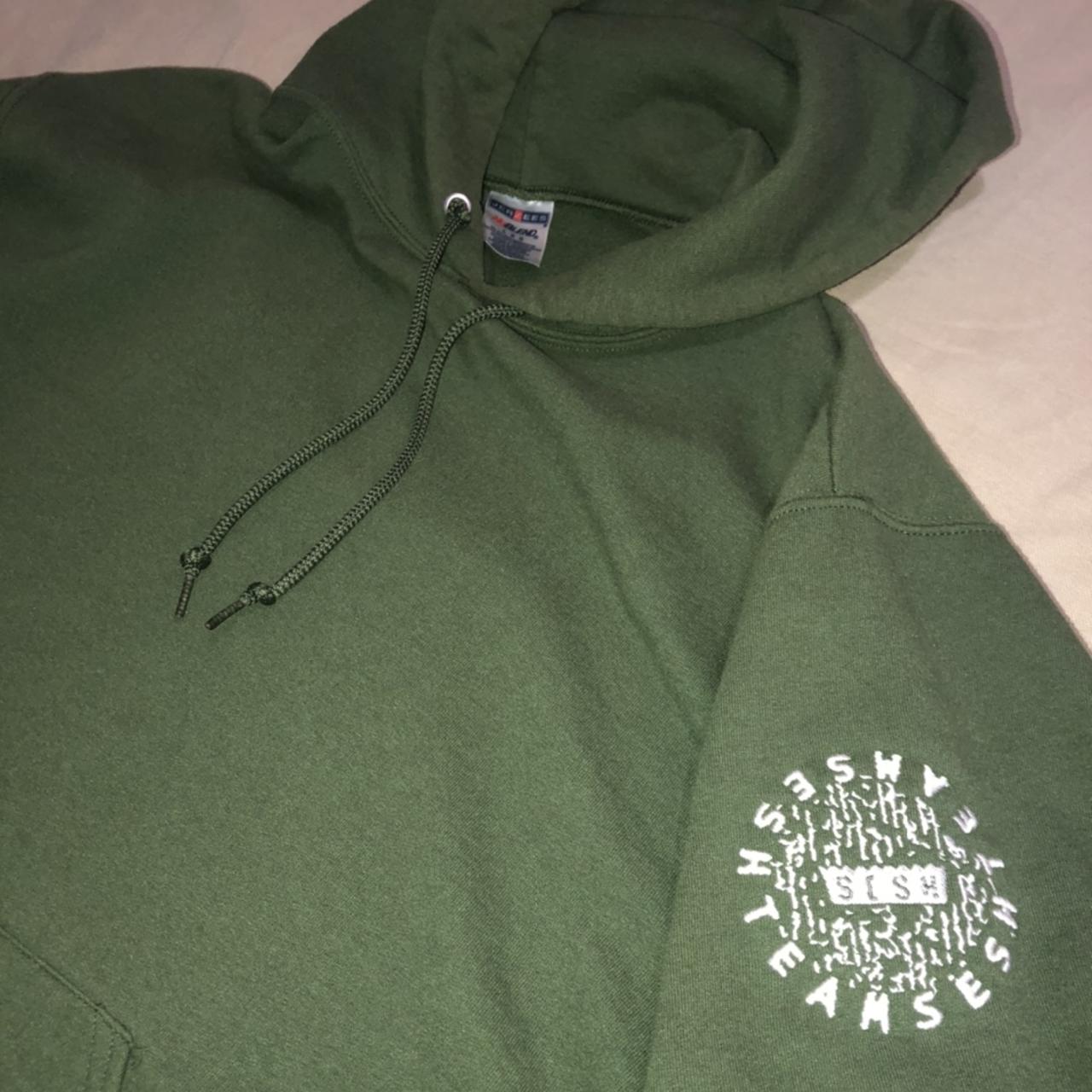 TEAMSESH OLIVE GREEN HOODIE, BOUGHT YEARS AGO