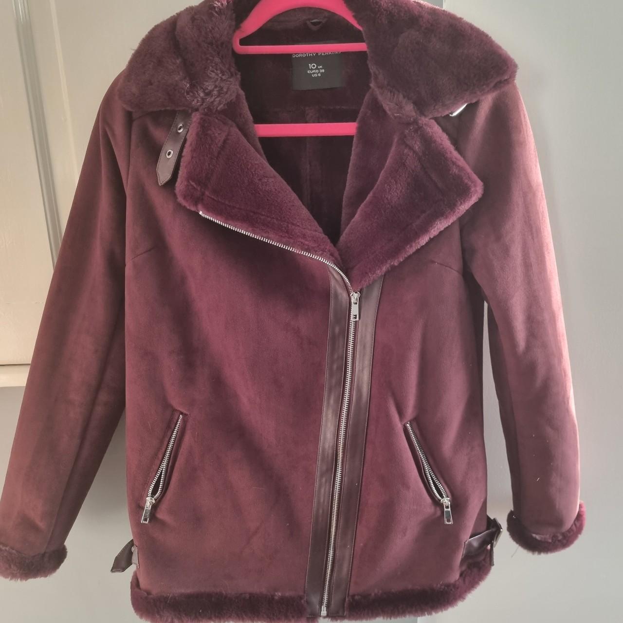 Dorothy perkins burgundy jacket best sale