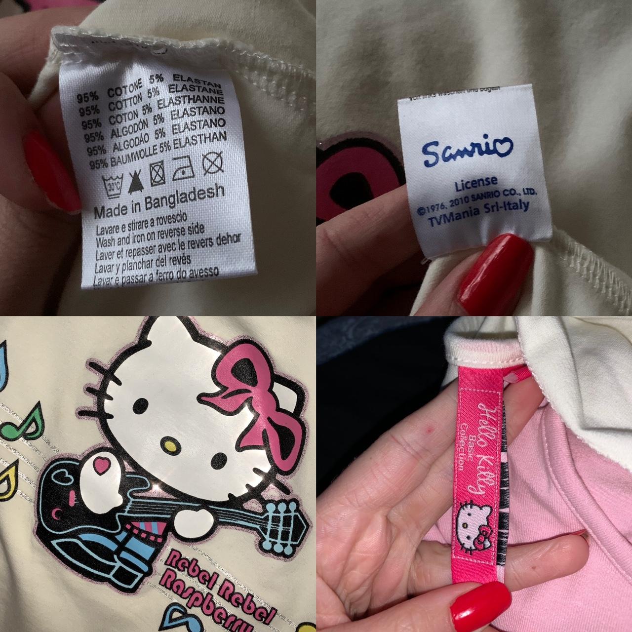 y2k hello kitty sanrio double layered holiday kitty - Depop