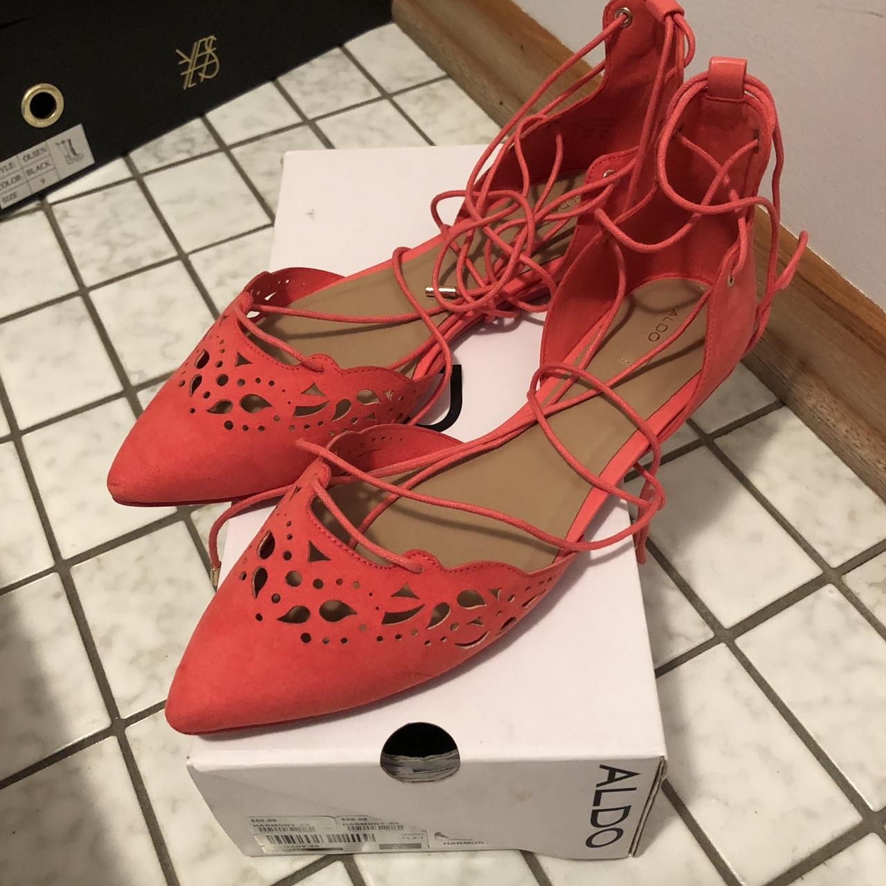 Aldo on sale red flats