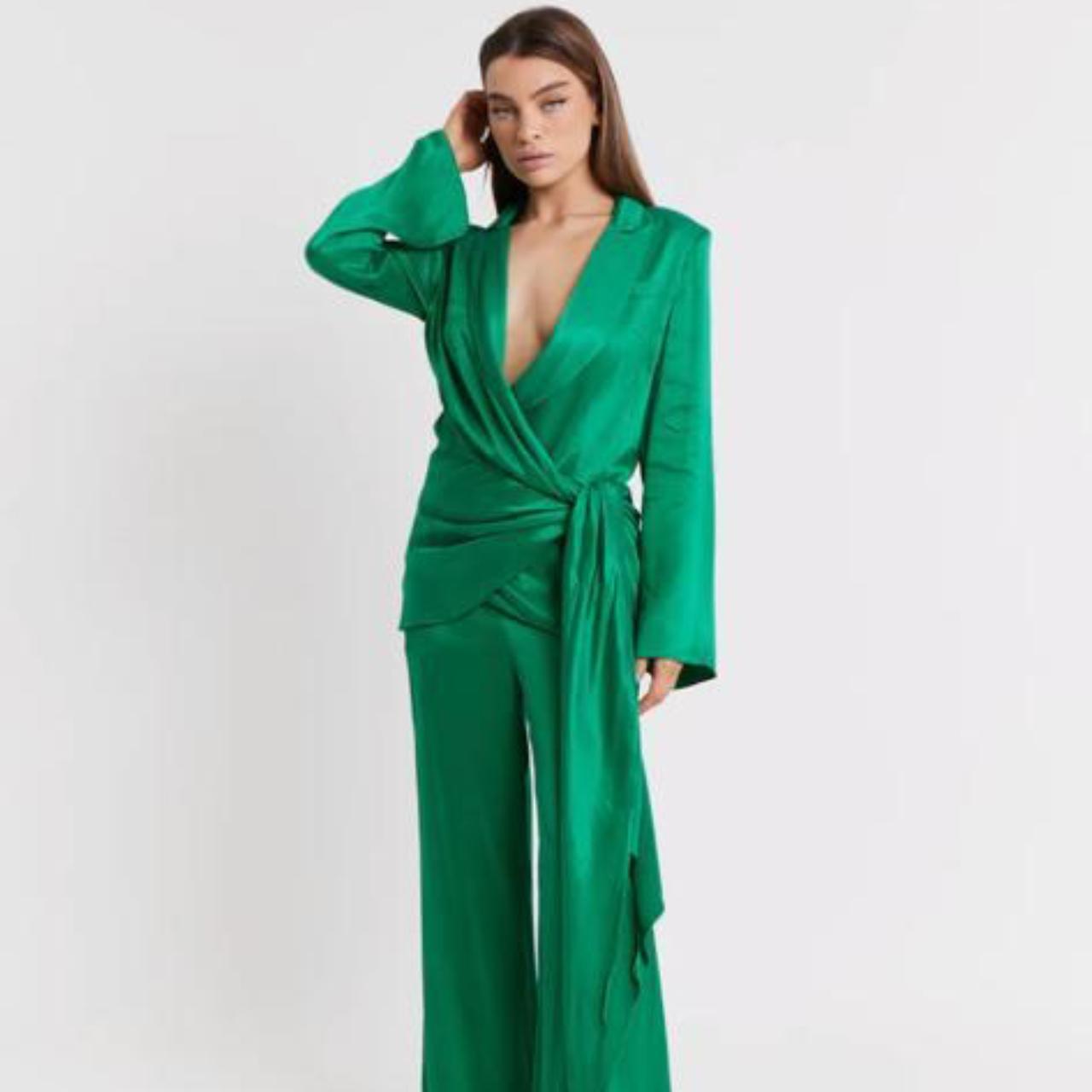 Women's Green Suit | Depop