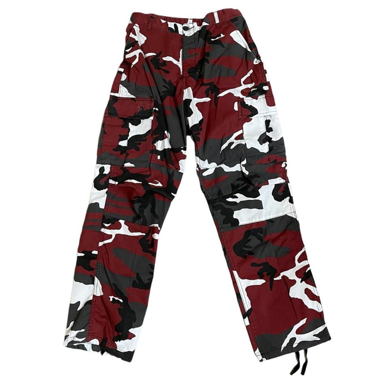 rothco tactical military red camo pants / mens size... - Depop