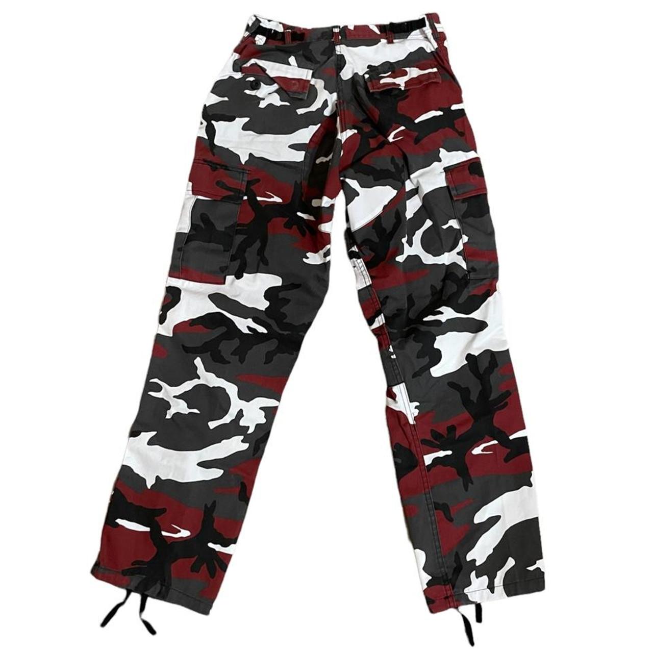 rothco tactical military red camo pants / mens size... - Depop