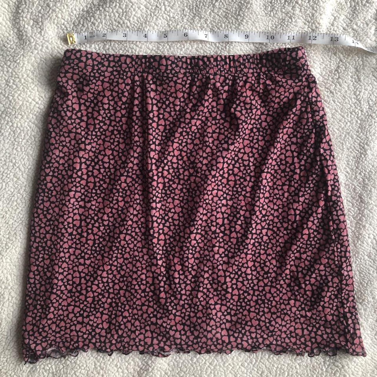 Women's Pink and Black Skirt | Depop