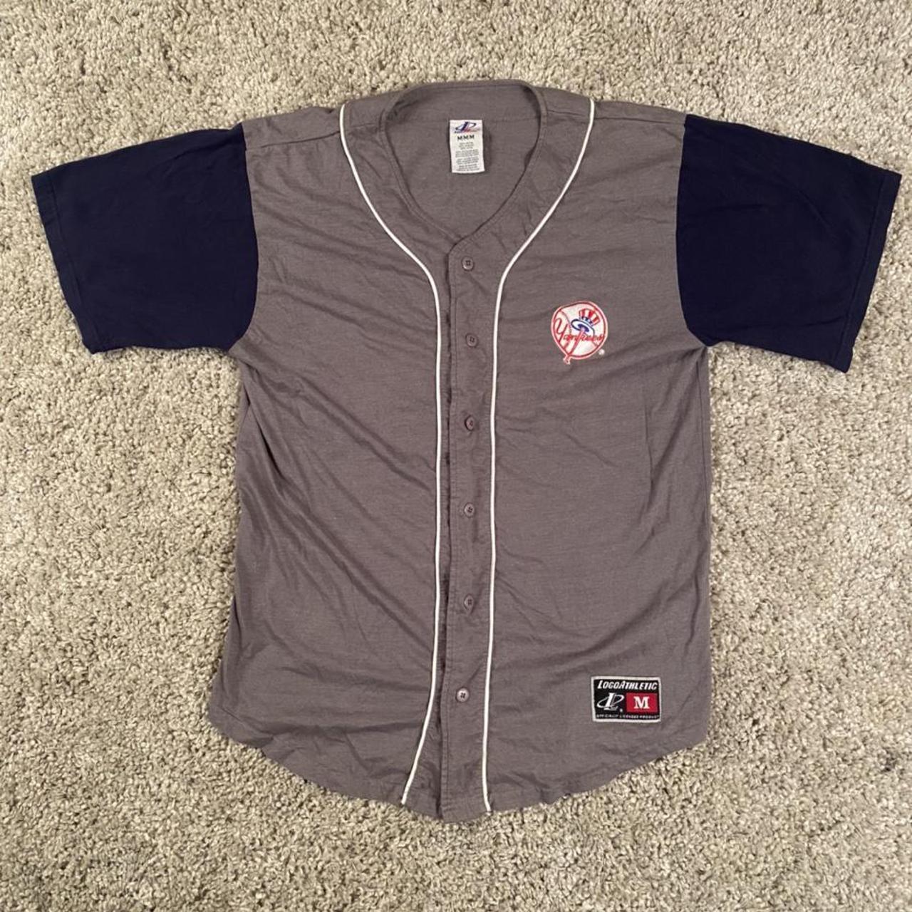 Vintage NY Yankee Jersey - Depop