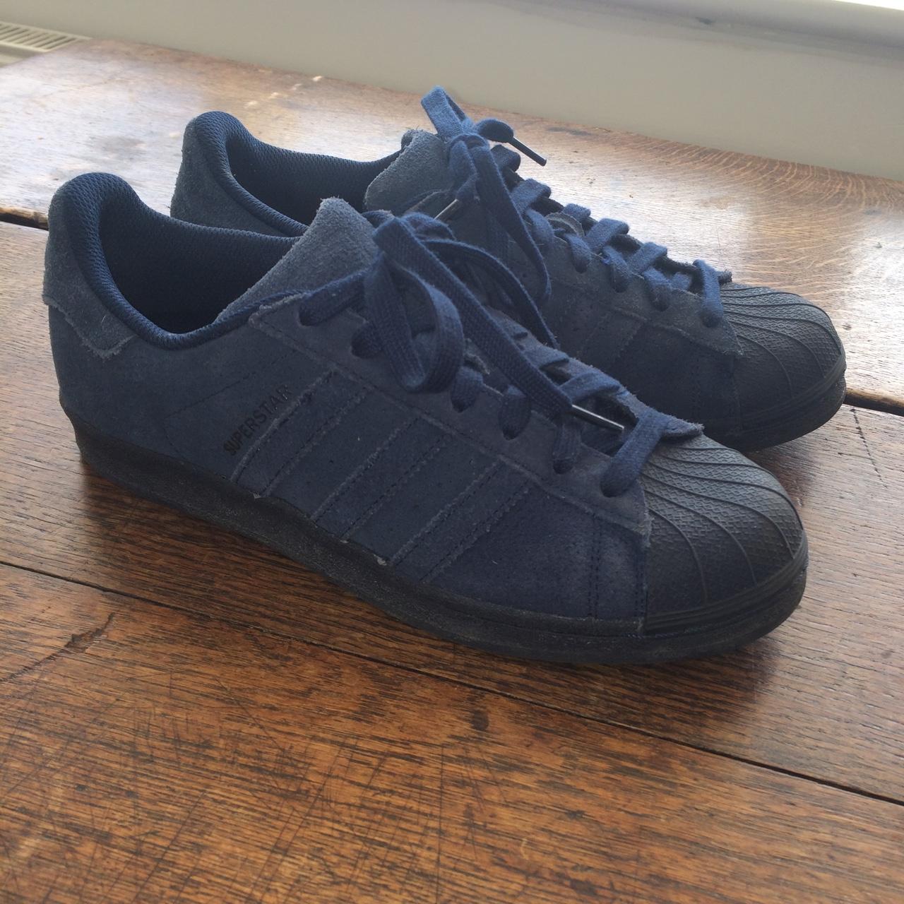 Asos Adidas Originals Superstar Track Top Navy/white Navy Blue