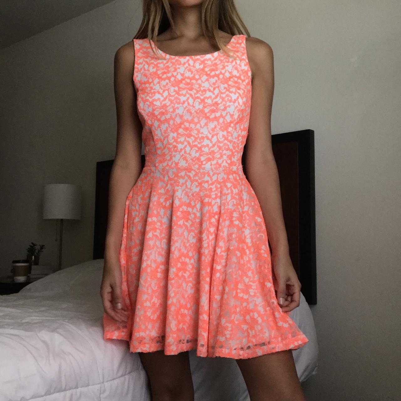 guess neon dress