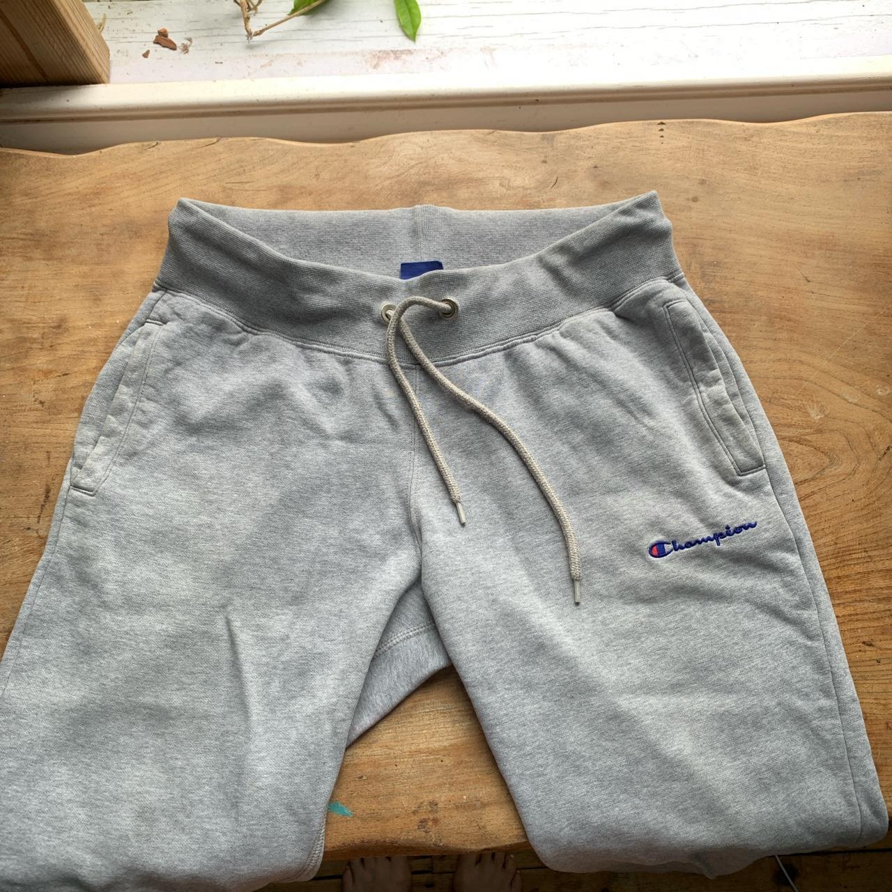 champion joggers grey