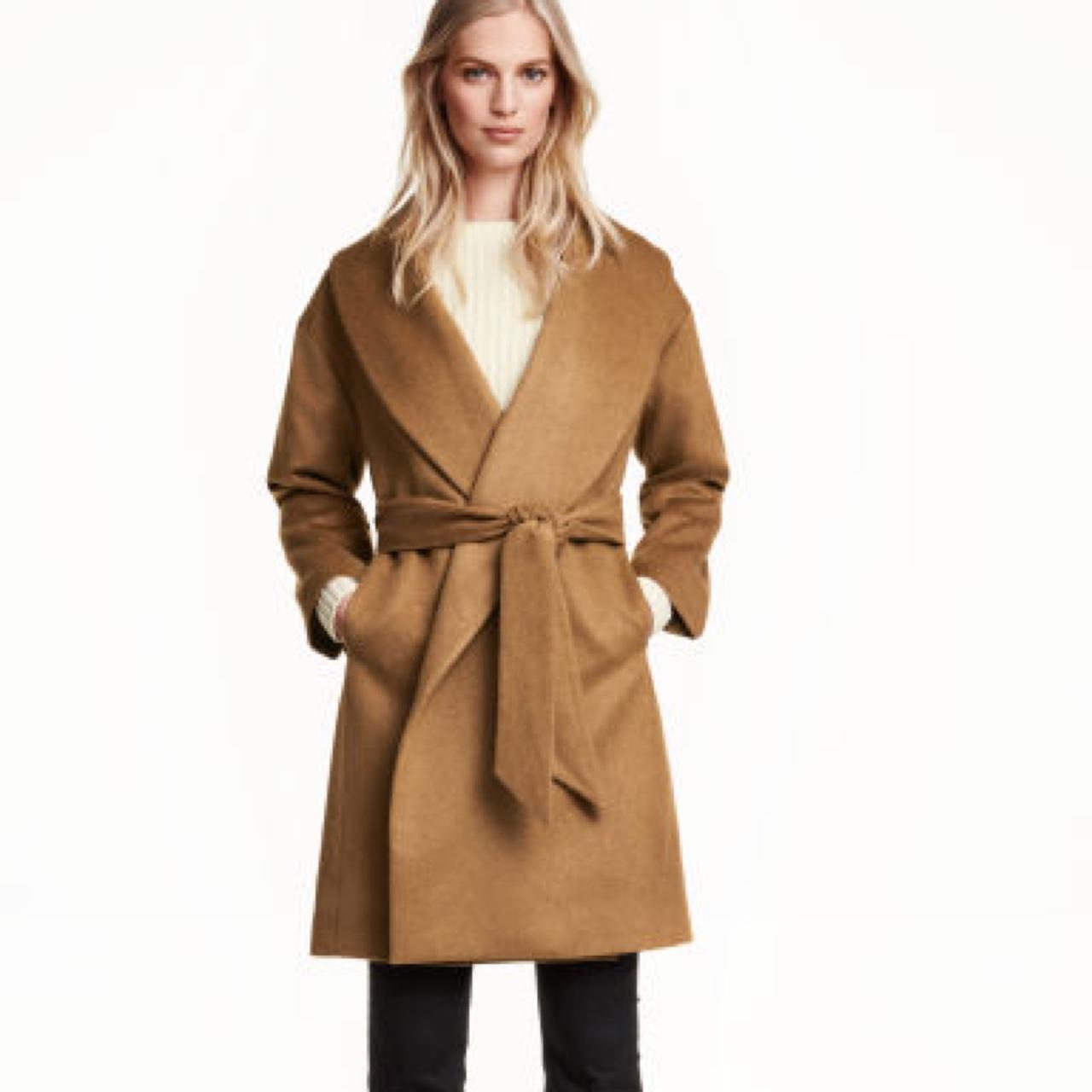 Camel coat h and on sale m