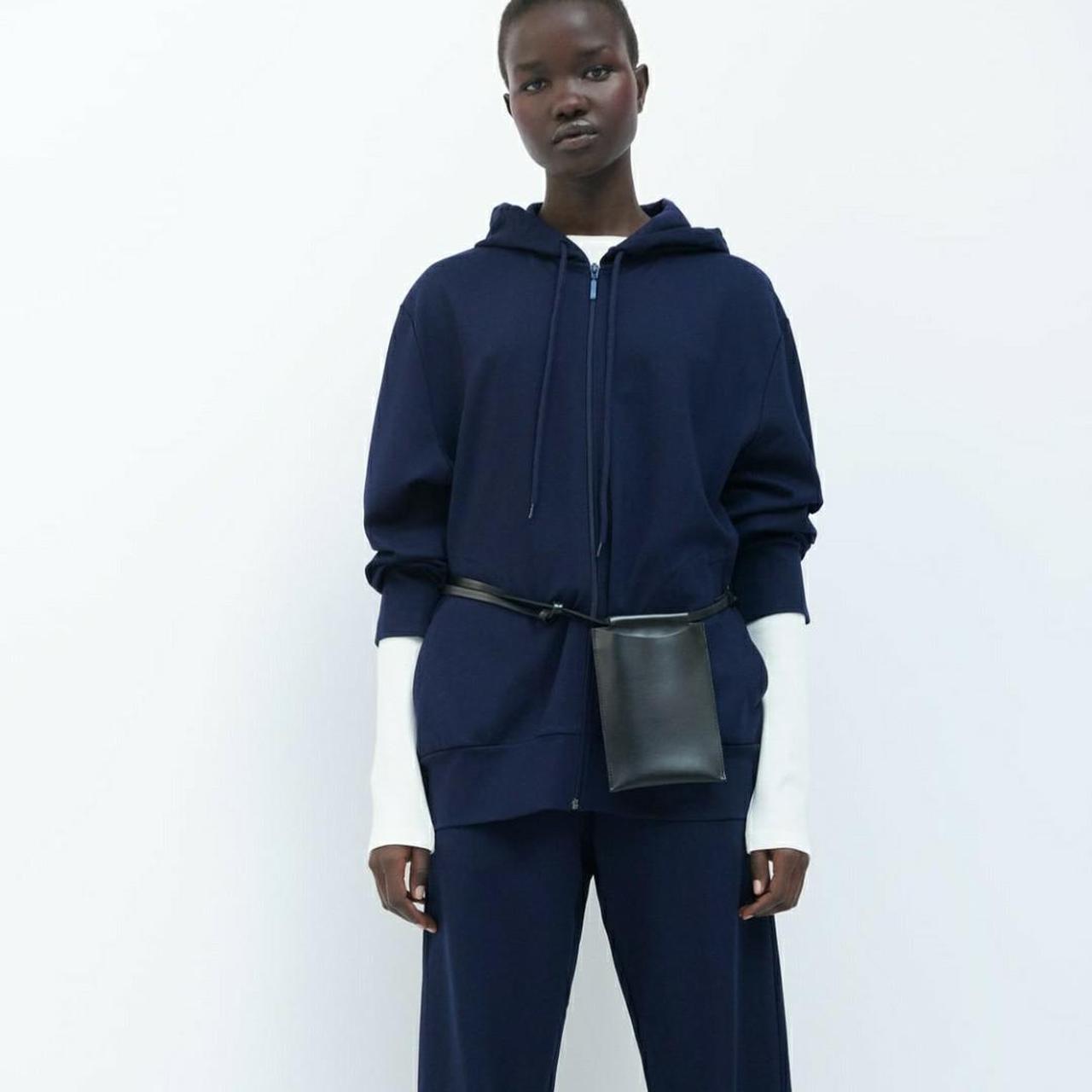 Blue Tracksuit From Zara Both Pieces size... Depop