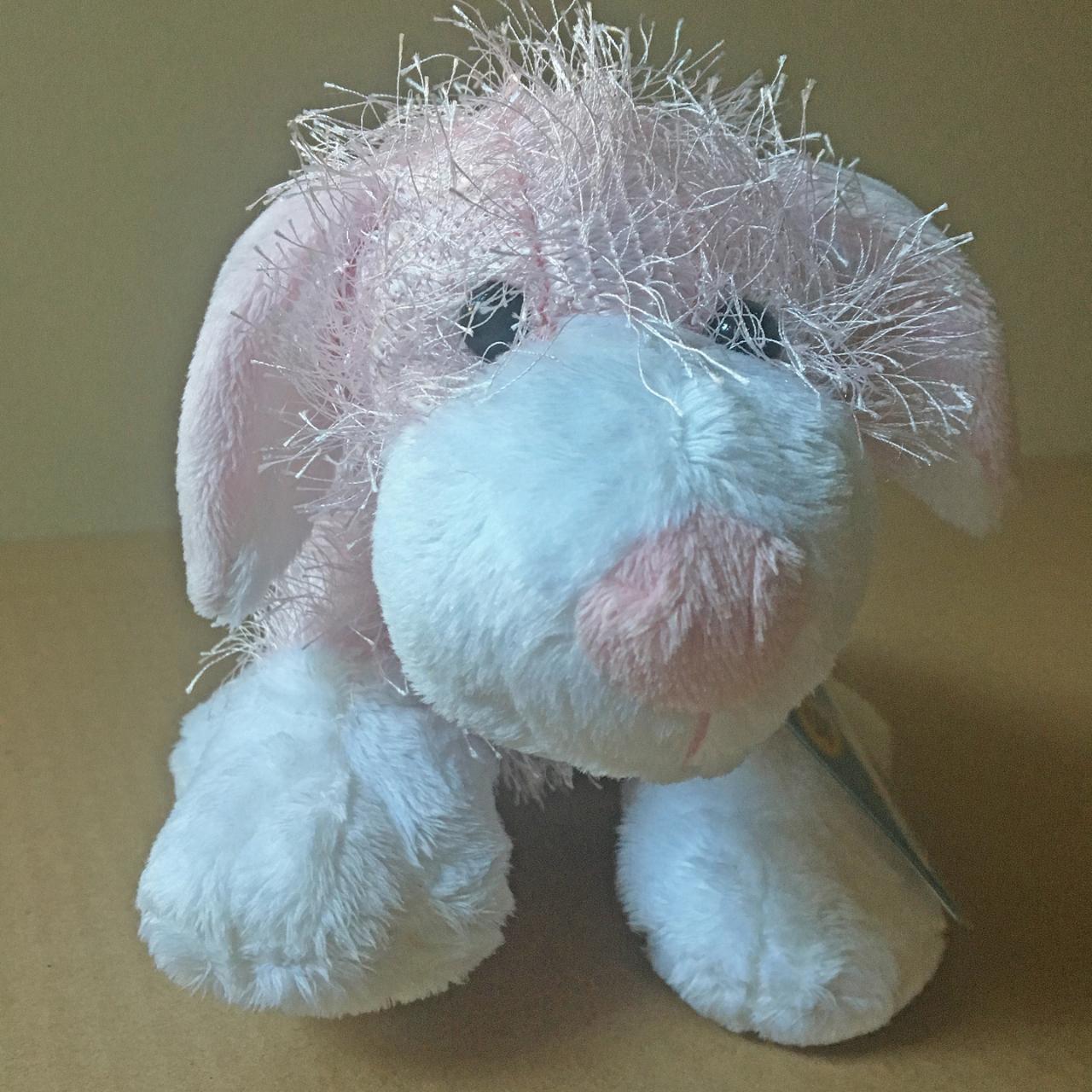 Webkinz pink and 2024 white dog