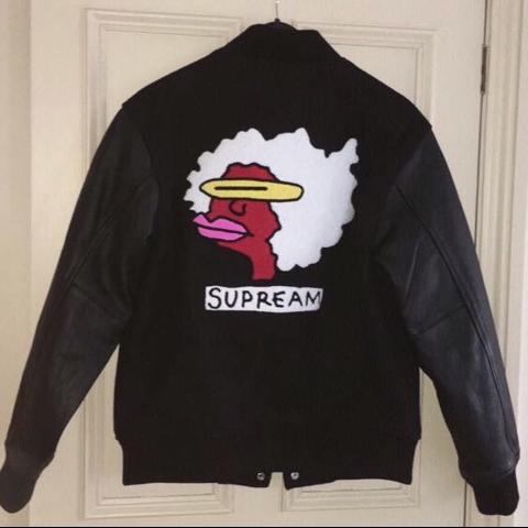 Supreme Gonz Varsity Jacket Brand New Rare Size S... - Depop