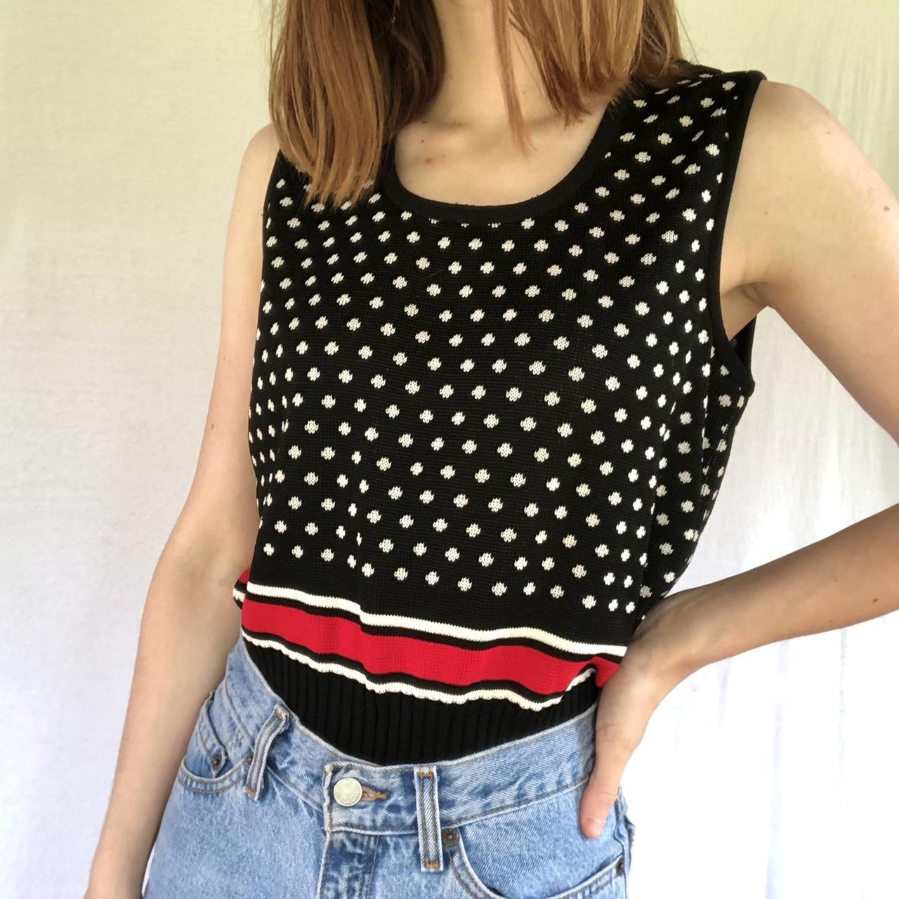 70s vintage knit tank/sweater vest ️ True vintage... Depop