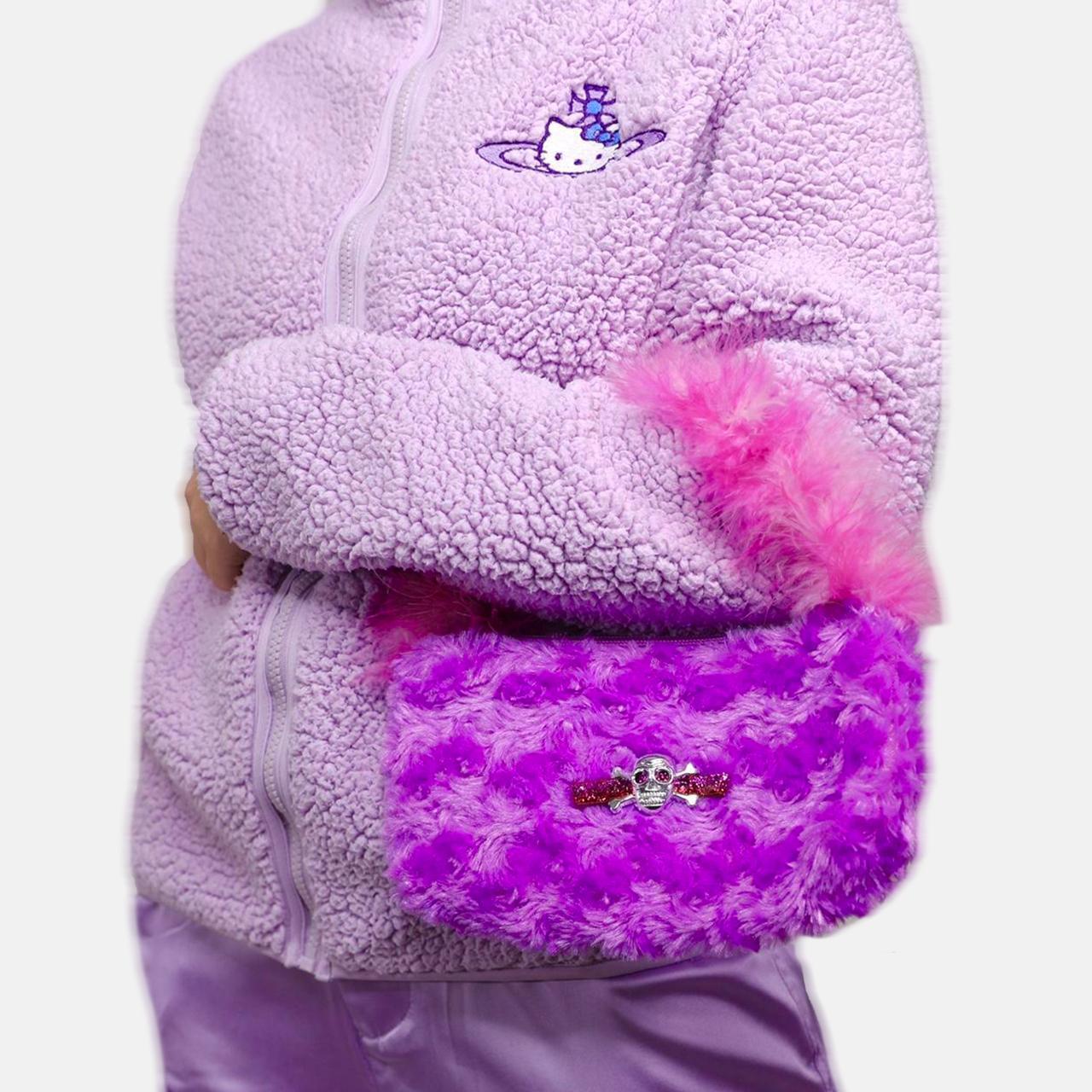 Dolls Kill Women's Pink and Purple Bag Depop