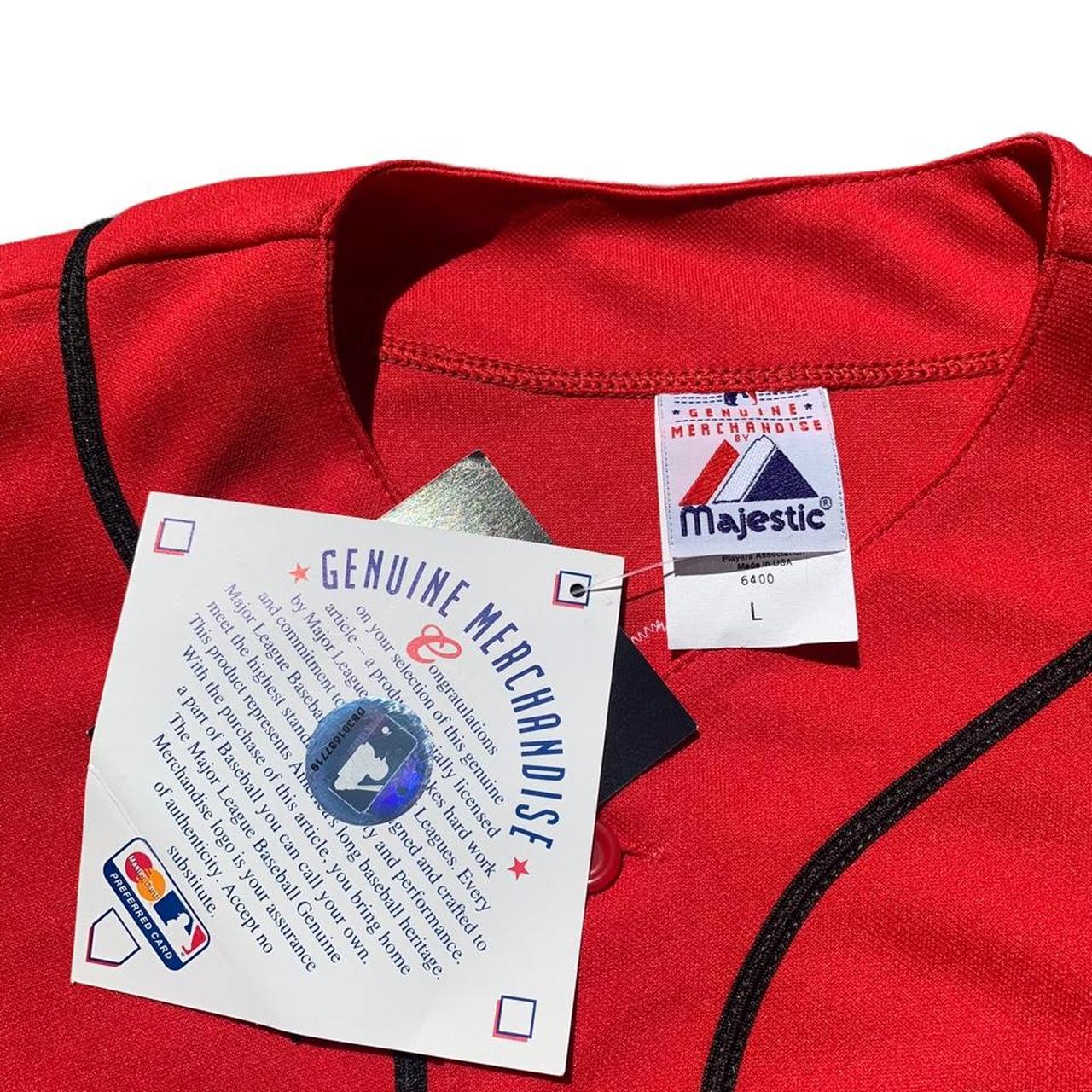 Majestic, Shirts, Majestic Authentic Mlb Cincinnati Reds Jason Larue  Stitched Baseball Jersey