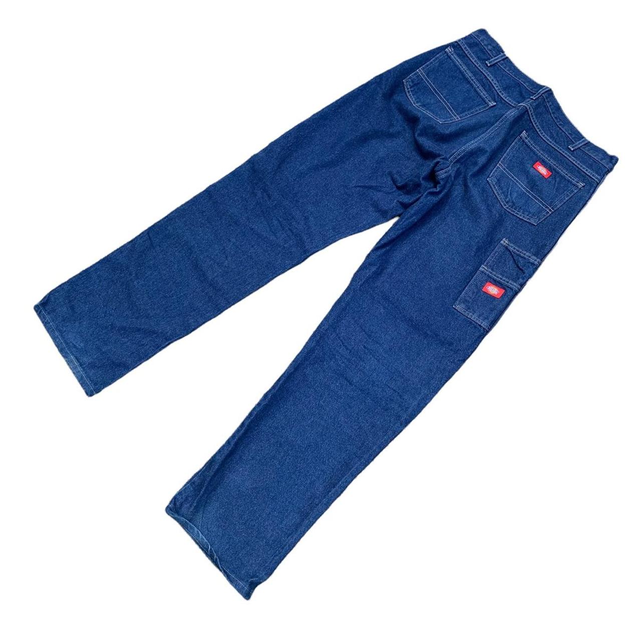 dickies-men-s-blue-jeans-depop