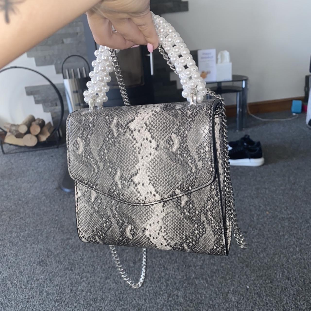 Snakeskin clutch bag on sale topshop