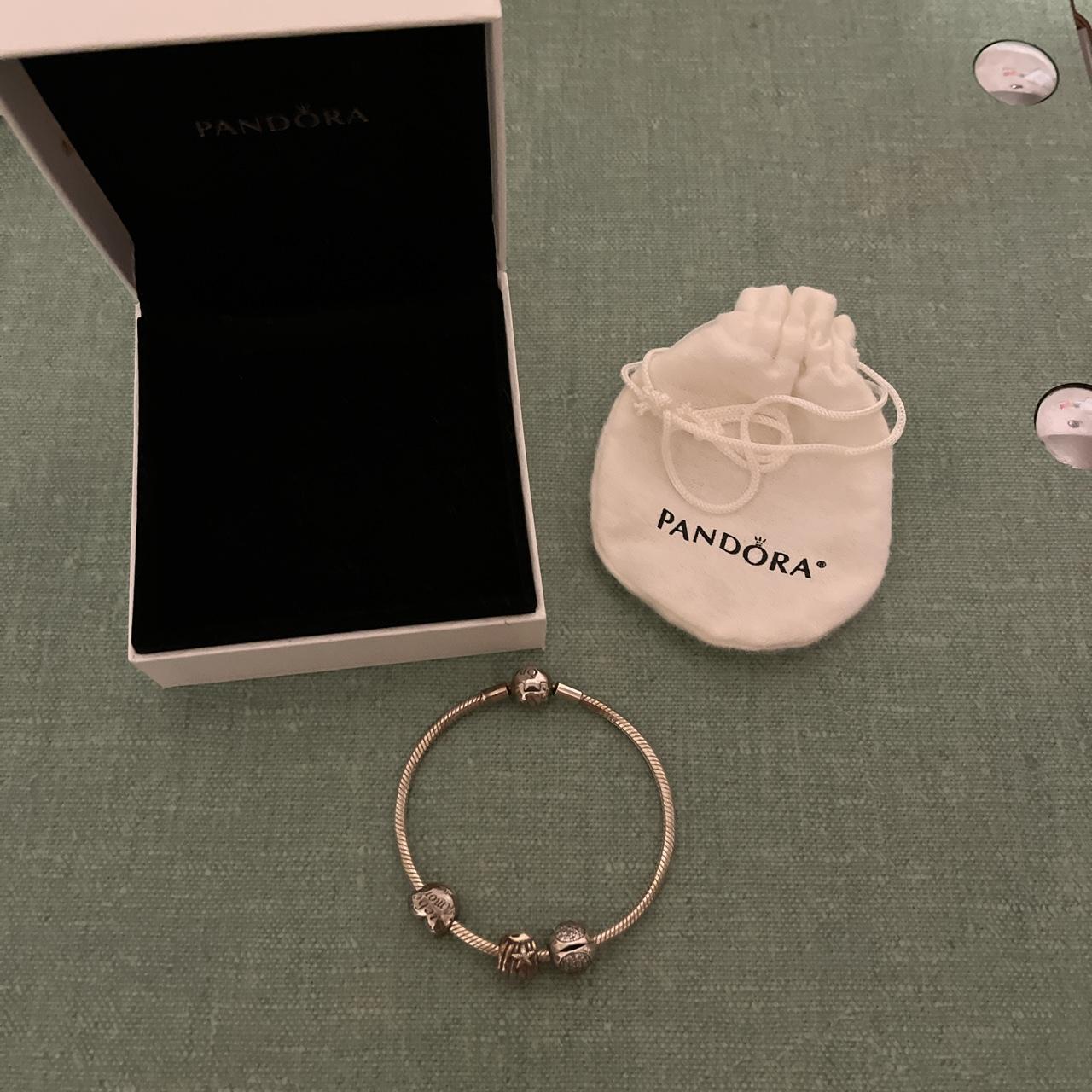 Pandora Bracelet with charms and Depop