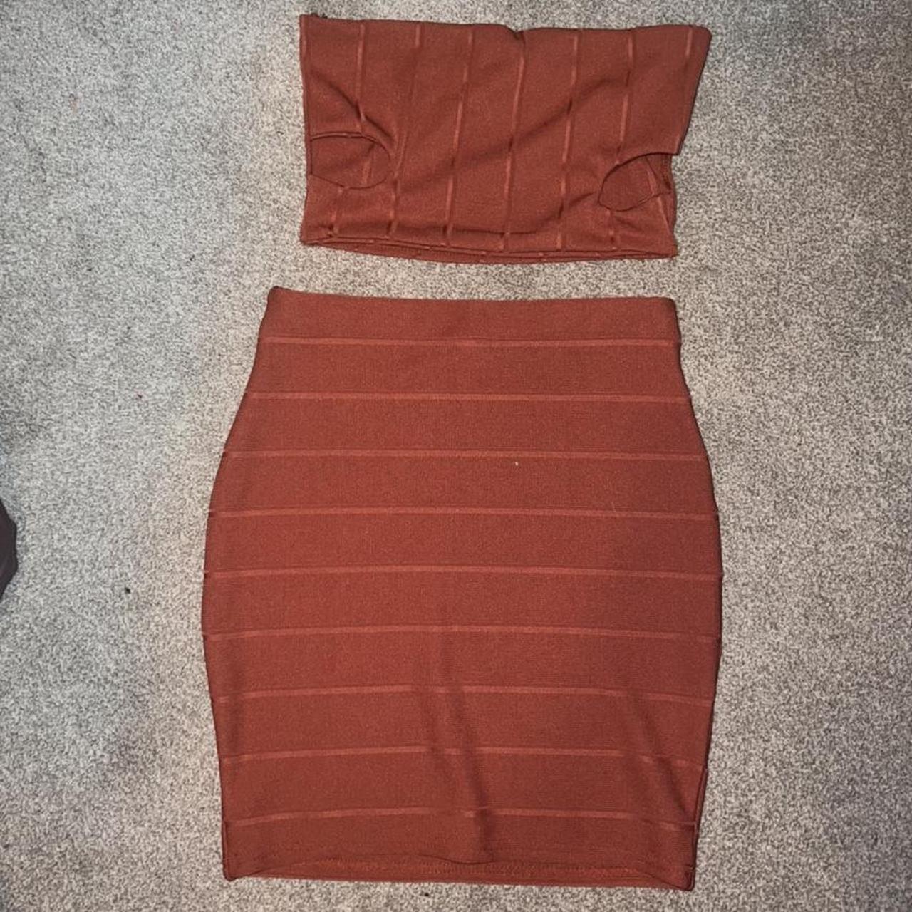 Rust clearance bandage skirt