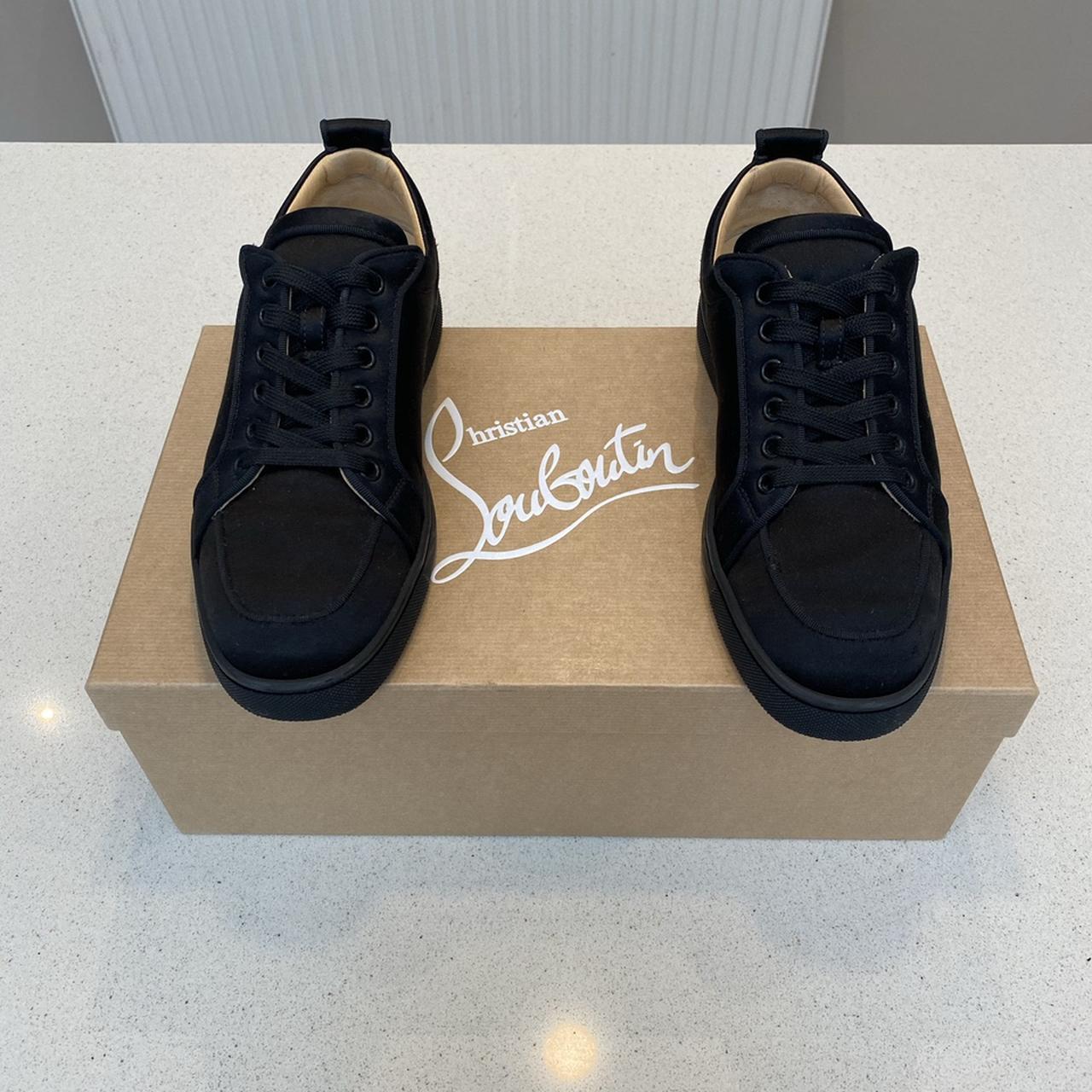 Men's CHRISTIAN LOUBOUTIN Happyrui Spikes Flat Veau | Depop