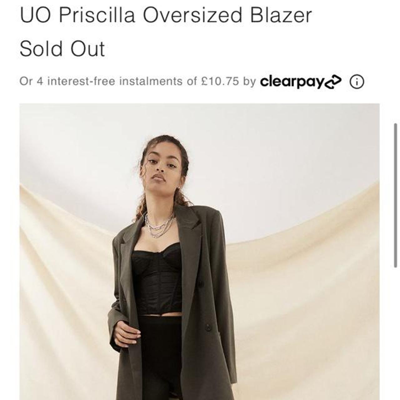 OVERSIZED BLAZER URBAN OUTFITTERS (XS Depop
