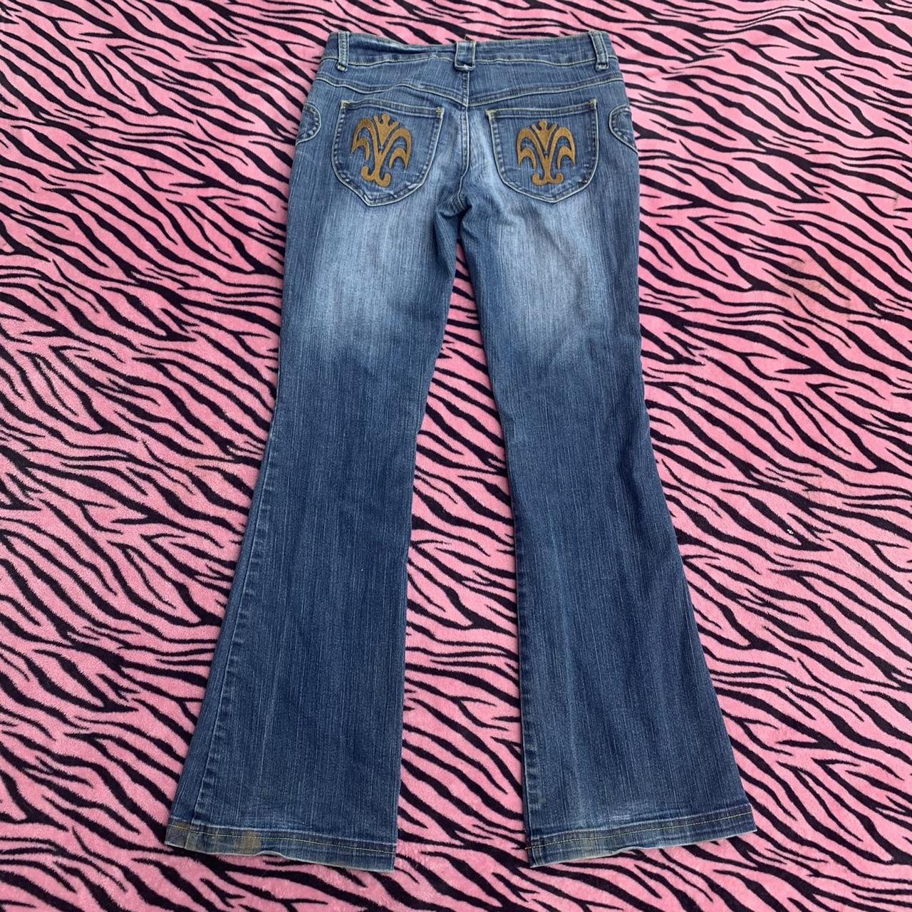 super sick vintage mudd jeans y2k 2000s flare jeans... - Depop